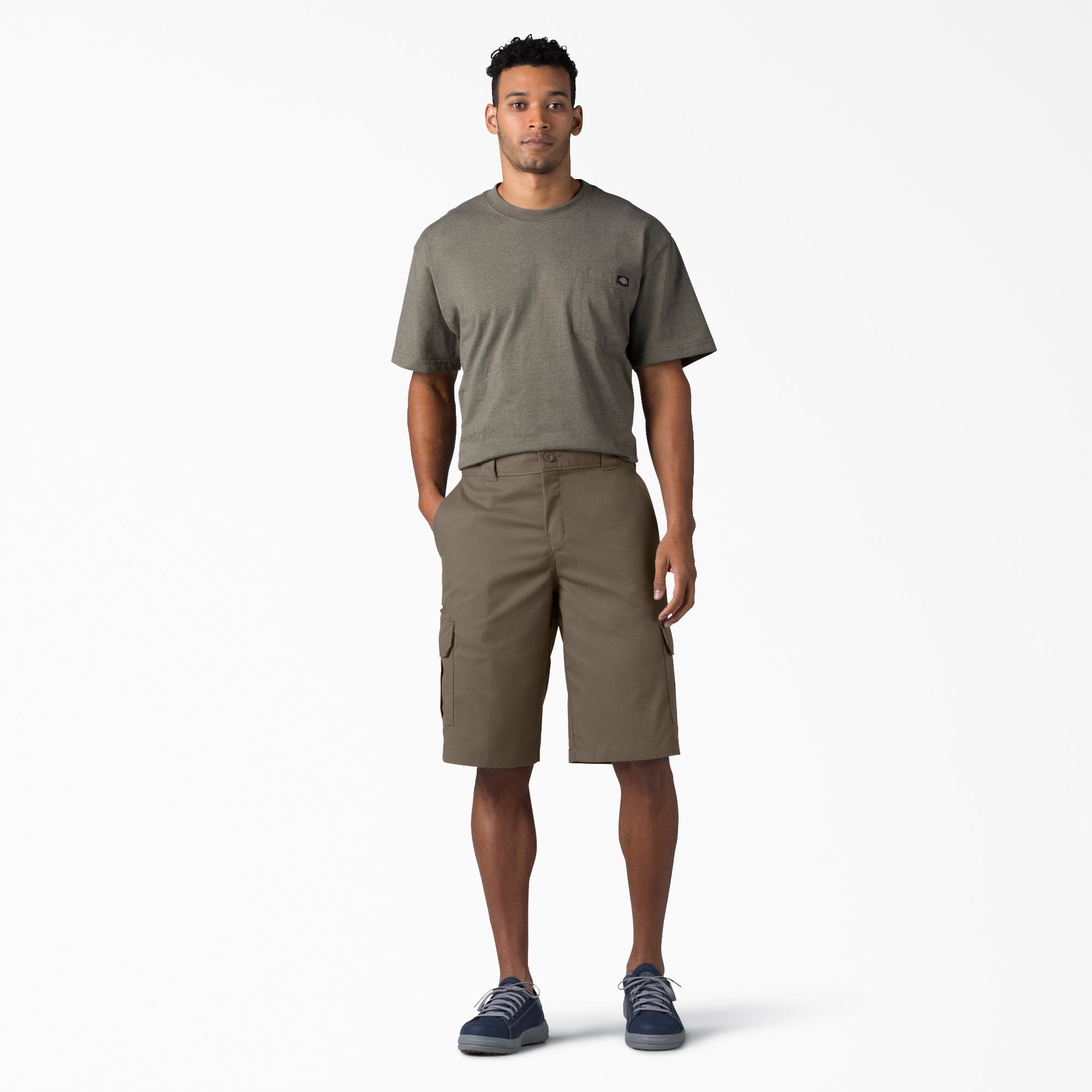 "FLEX Relaxed Fit Cargo Shorts, 13"""