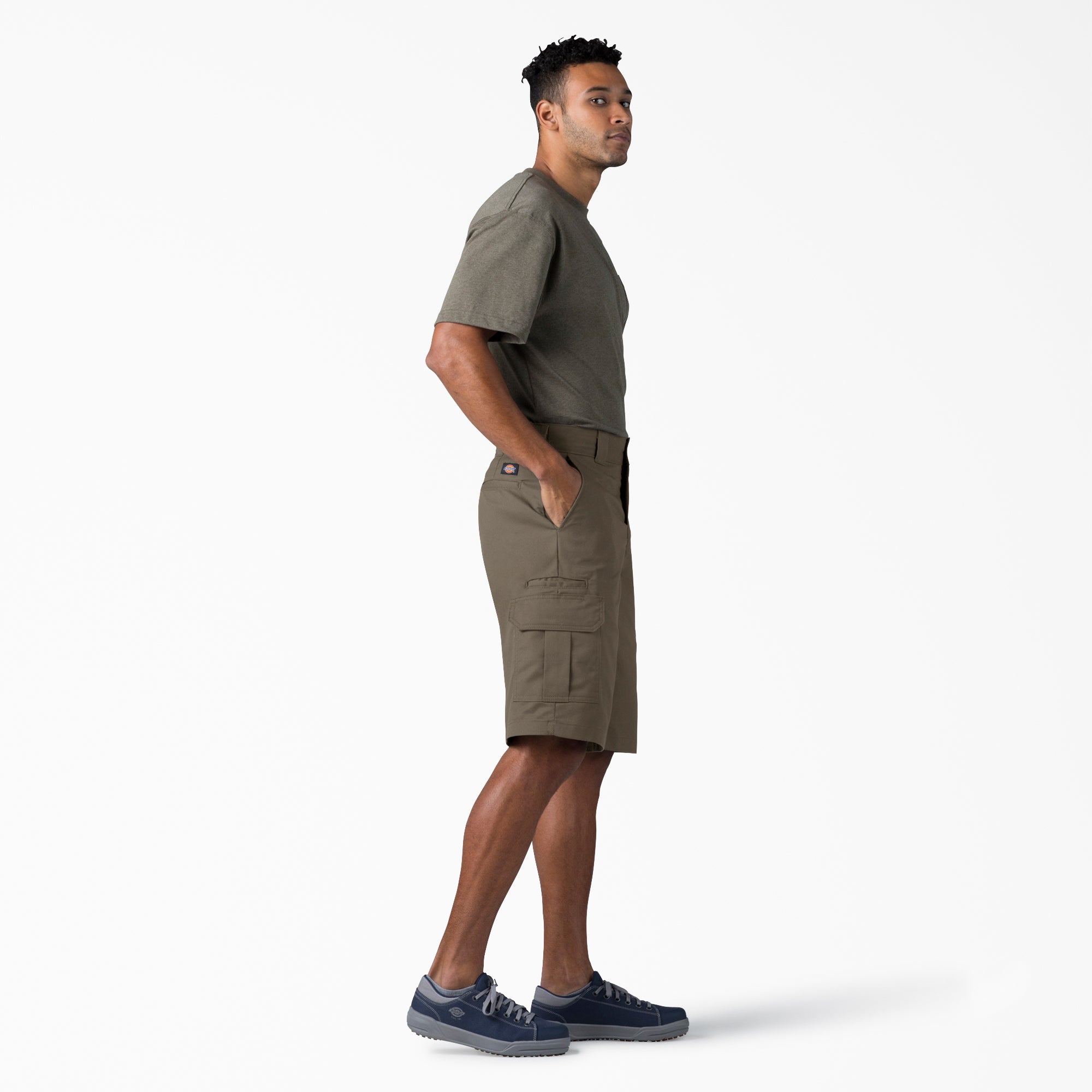 "FLEX Relaxed Fit Cargo Shorts, 13"""