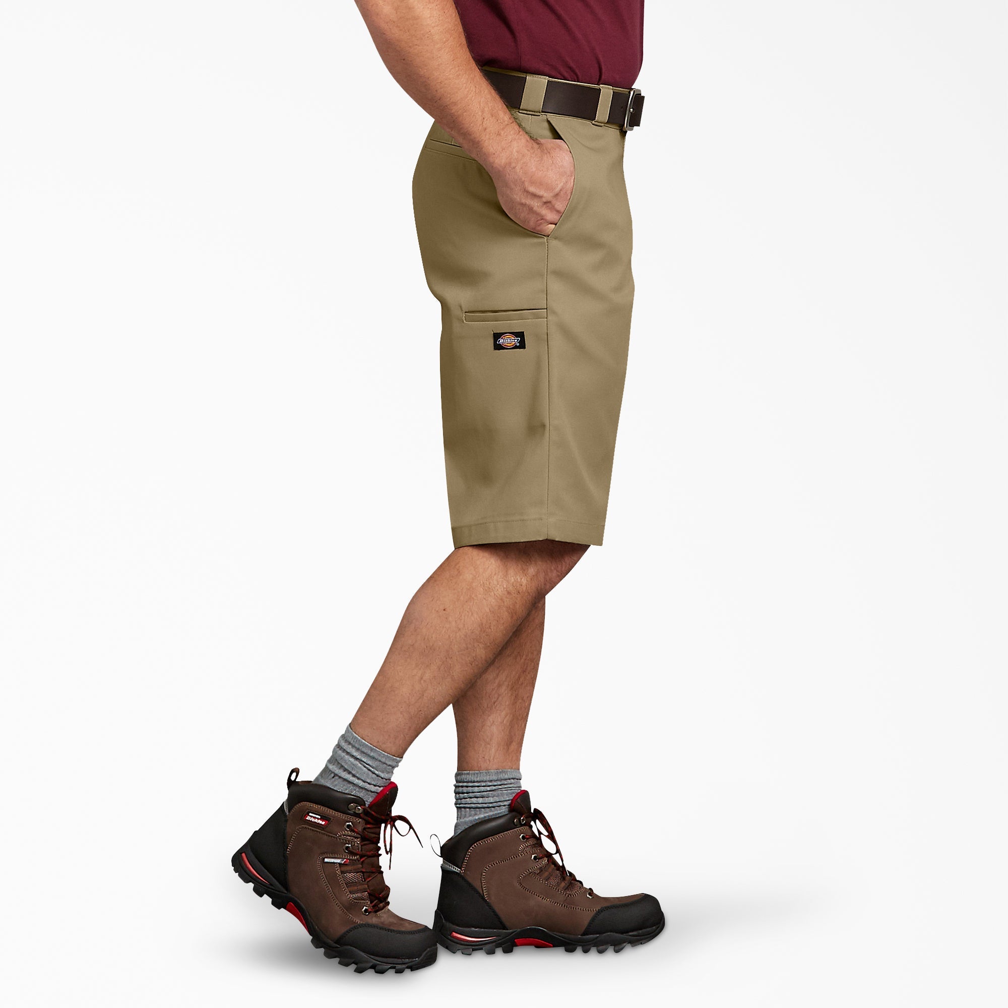 "Relaxed Fit Multi-Use Pocket Work Shorts, 13"""