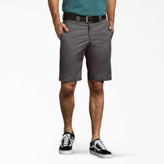 "FLEX Slim Fit Work Shorts, 11"""