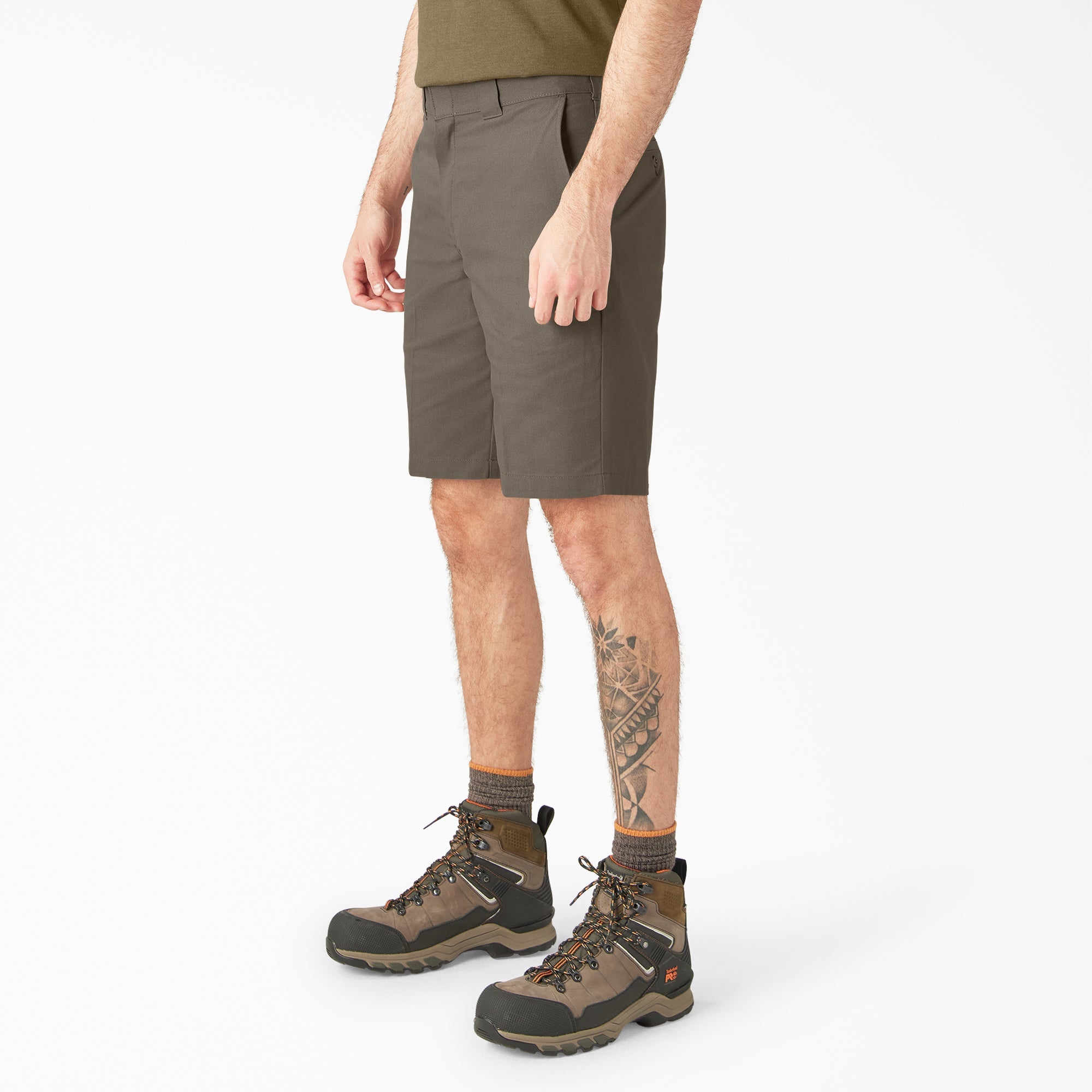 "FLEX Relaxed Fit Work Shorts, 11"""