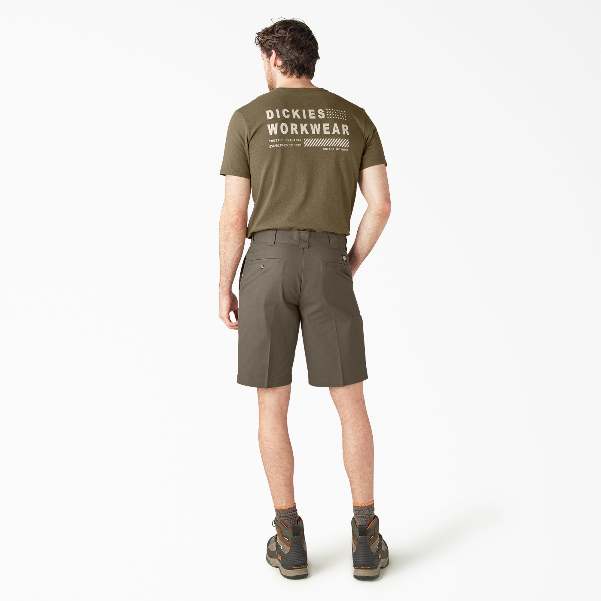 "FLEX Relaxed Fit Work Shorts, 11"""