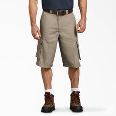 "FLEX Loose Fit Cargo Work Shorts, 13"""