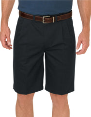 "Dickies KHAKI 10"" Relaxed Fit Pleated Front Short"