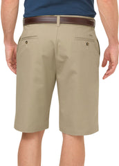 "Dickies KHAKI 10"" Relaxed Fit Comfort Waist Shorts"