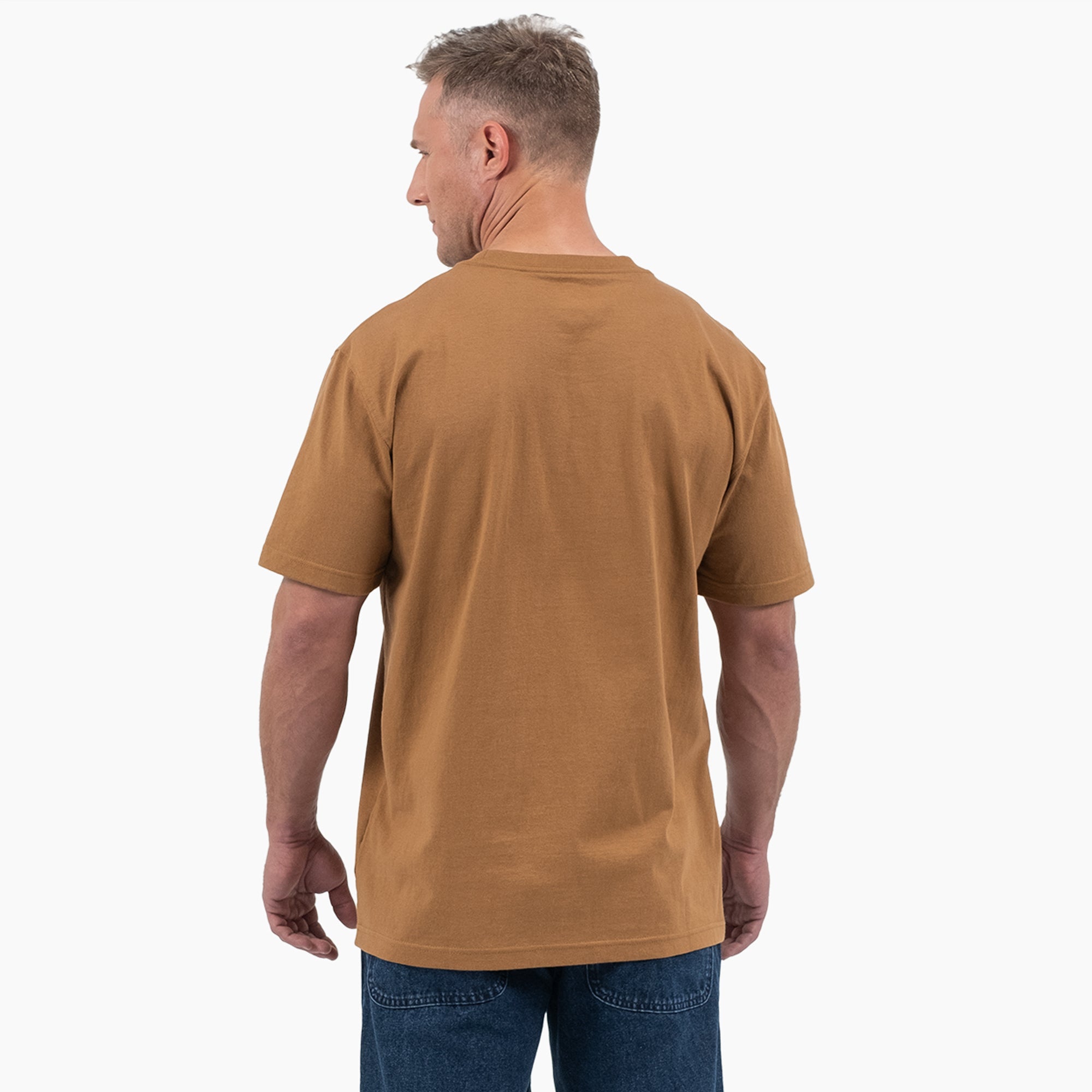 "Short Sleeve Tri-Color Logo Graphic T-Shirt"