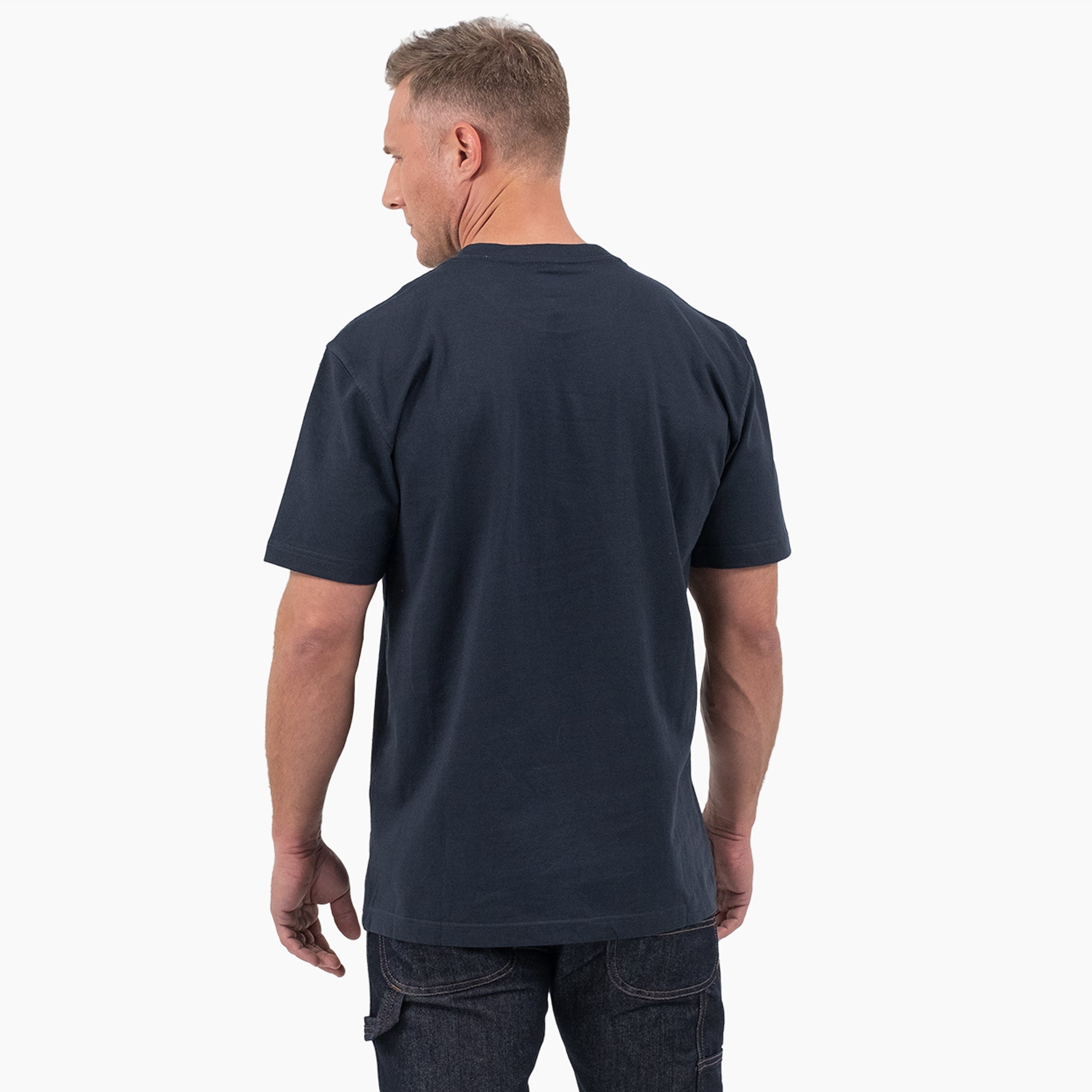 "Short Sleeve Tri-Color Logo Graphic T-Shirt"