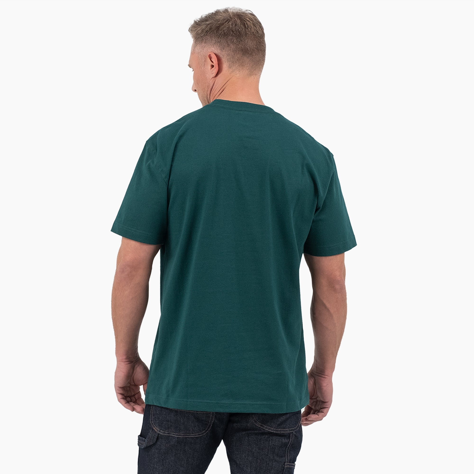 "Short Sleeve Tri-Color Logo Graphic T-Shirt"