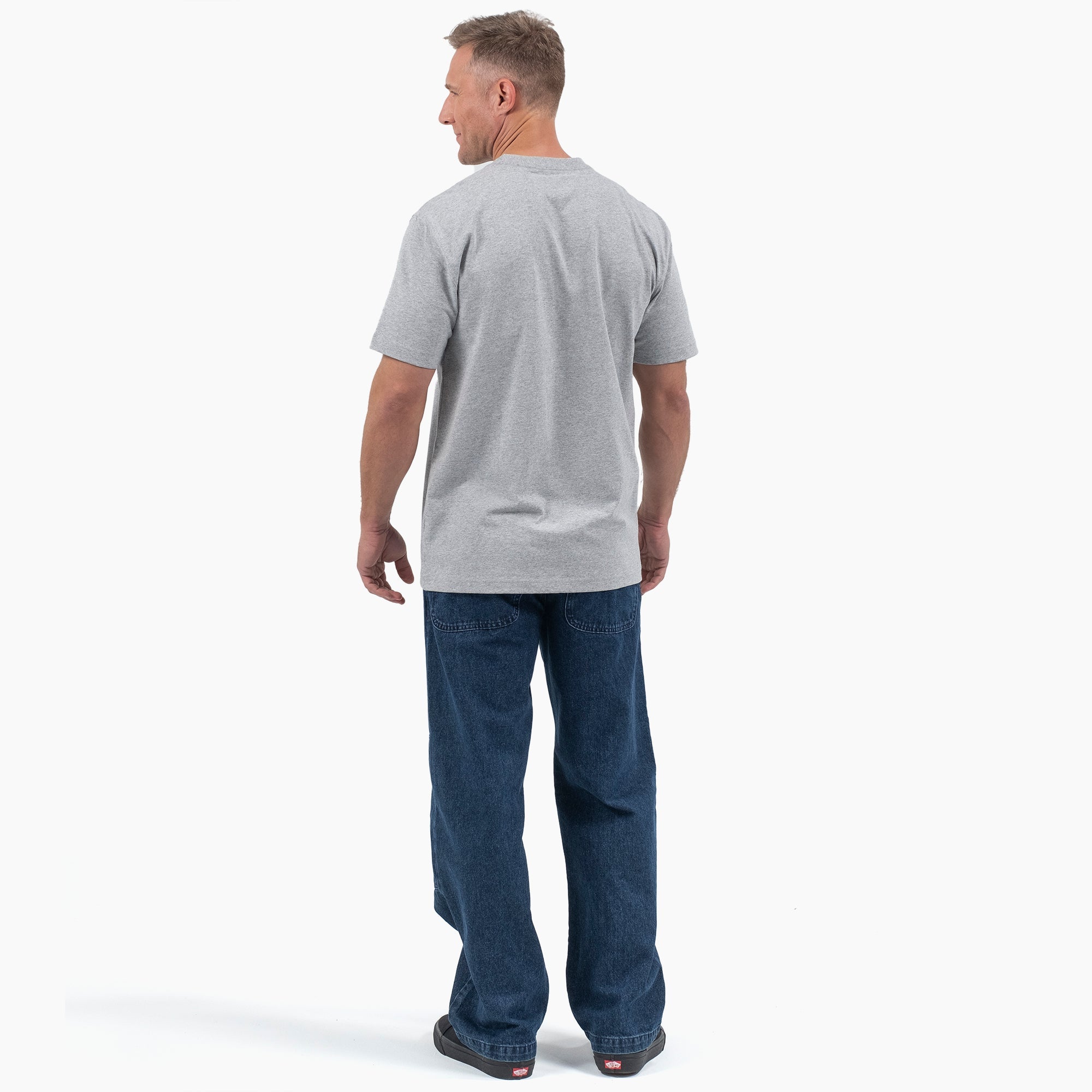 "Short Sleeve Tri-Color Logo Graphic T-Shirt"