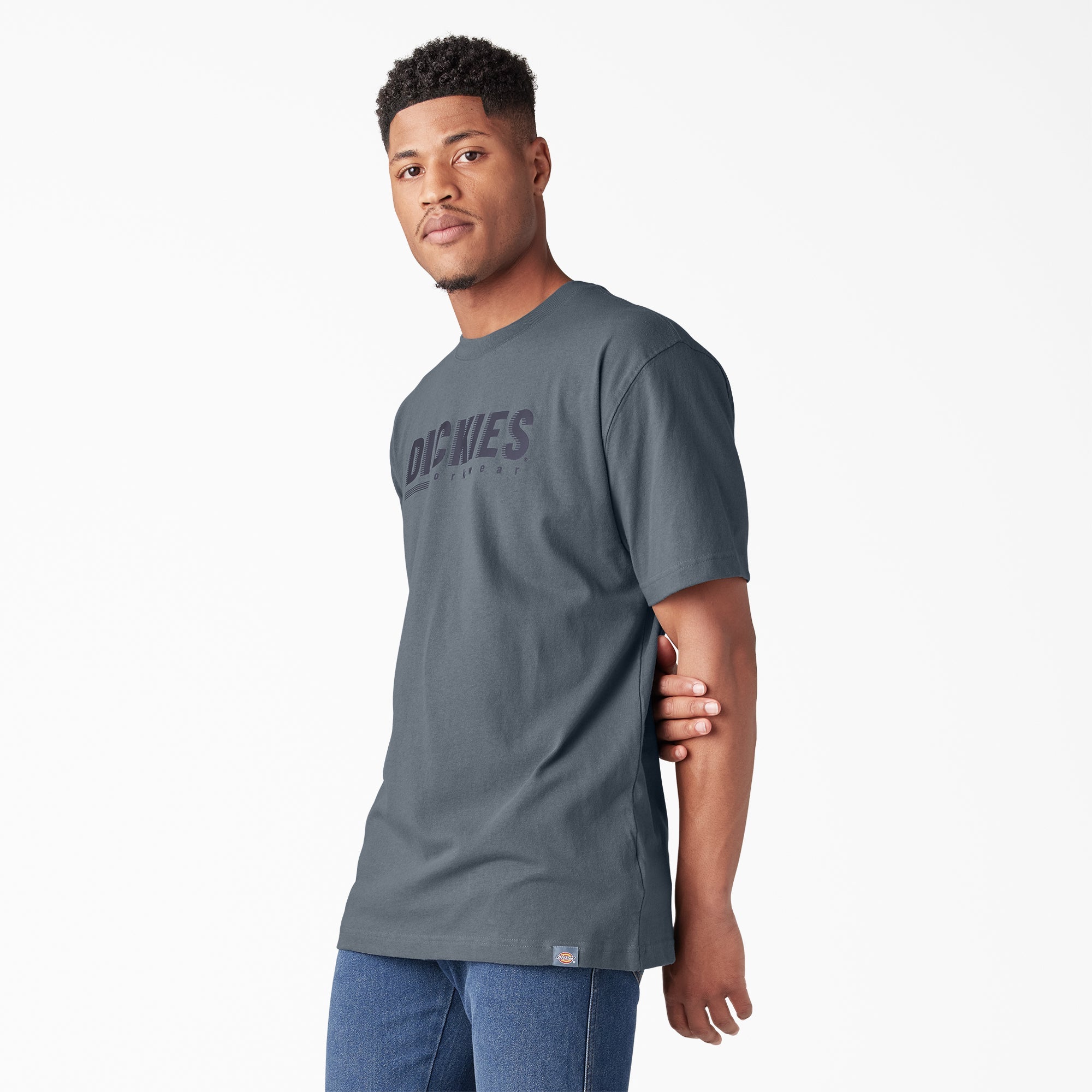 "Short Sleeve Workwear Graphic T-Shirt"