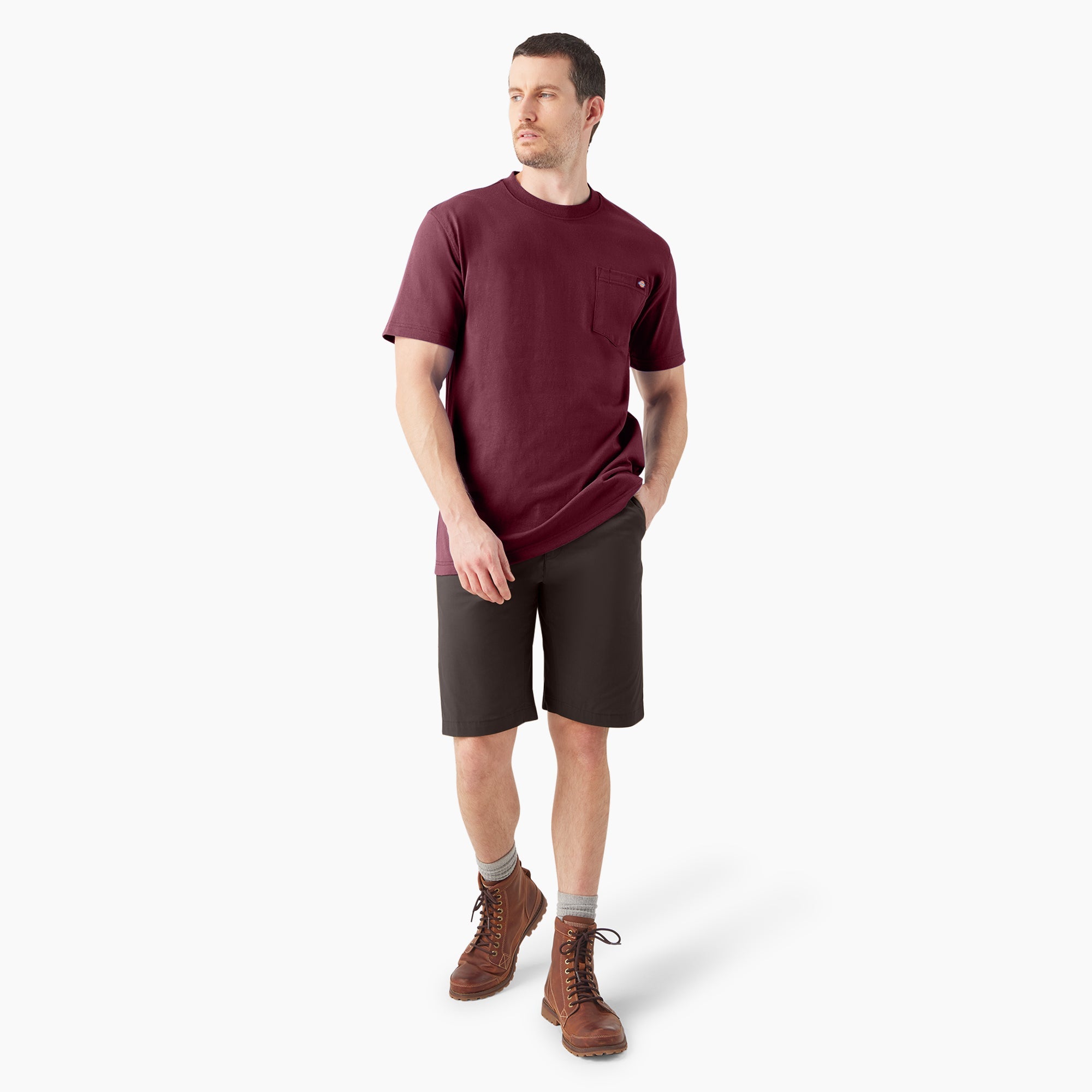"Heavyweight Short Sleeve Pocket T-Shirt"