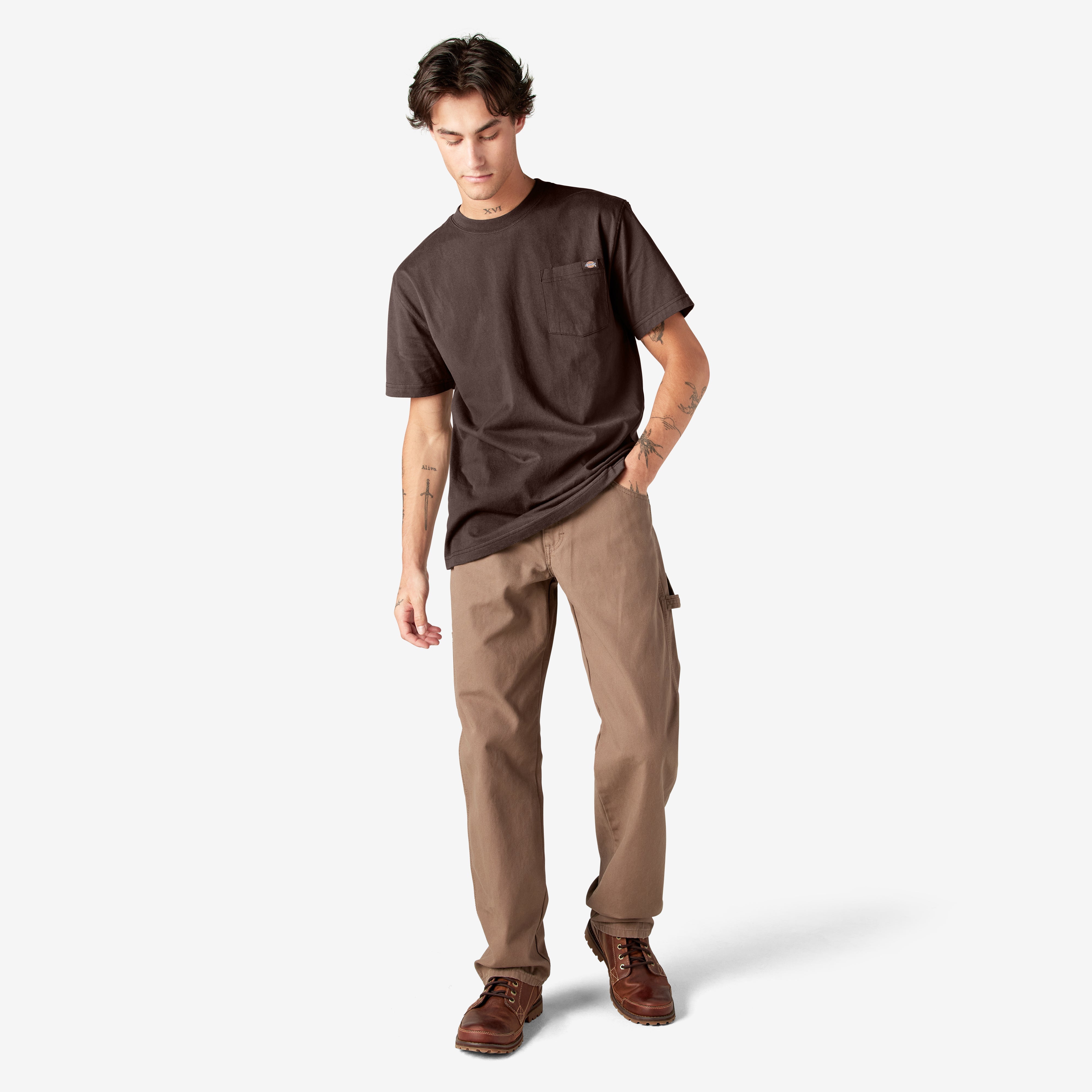"Heavyweight Short Sleeve Pocket T-Shirt"
