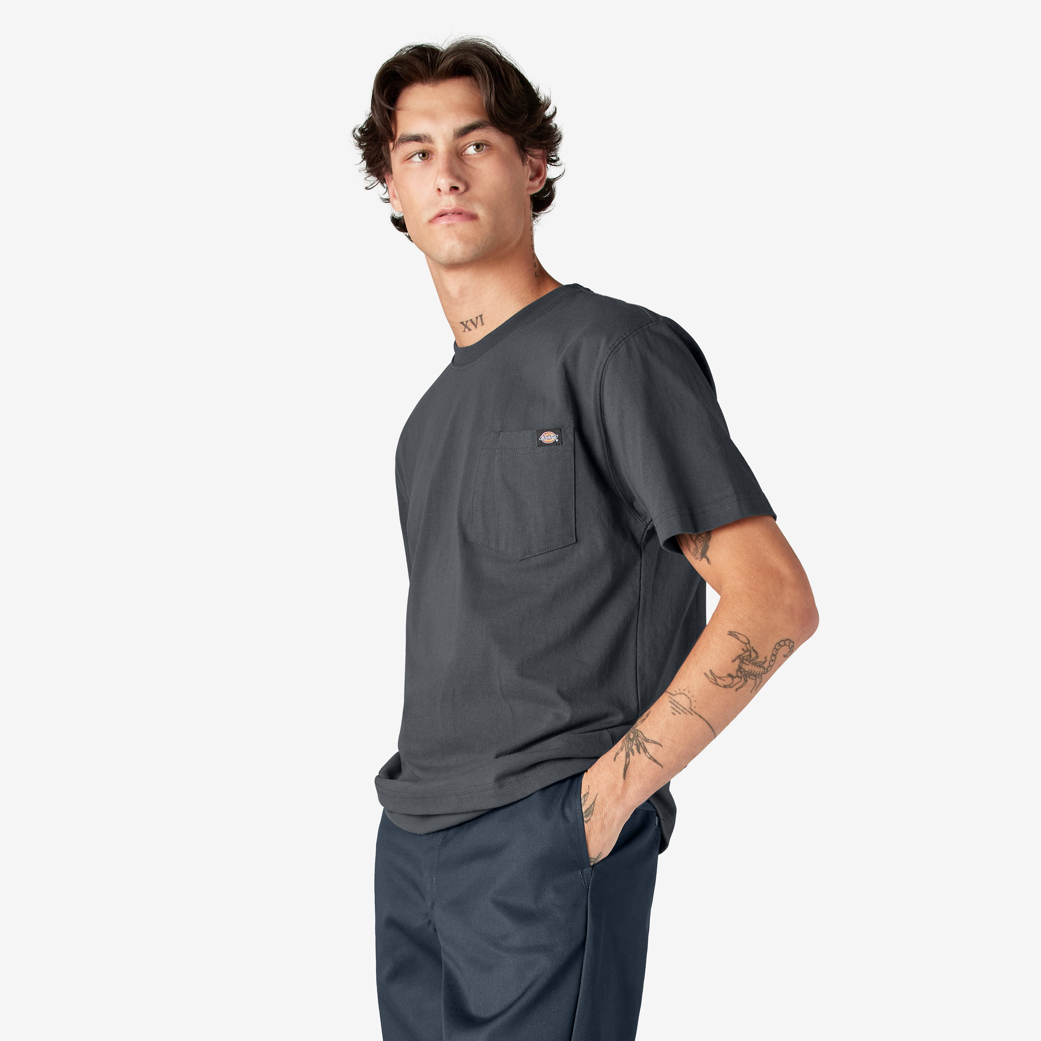"Heavyweight Short Sleeve Pocket T-Shirt"