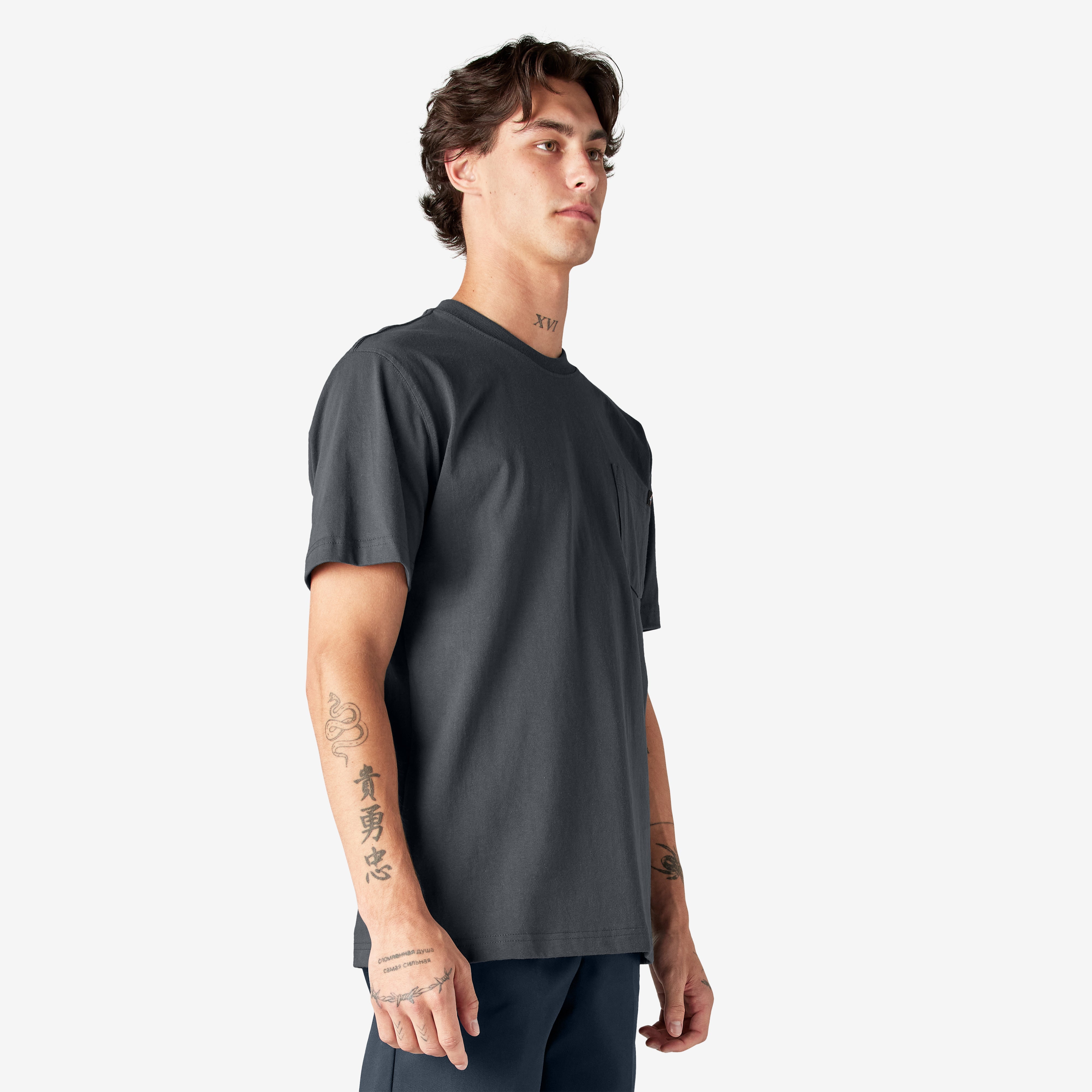 "Heavyweight Short Sleeve Pocket T-Shirt"