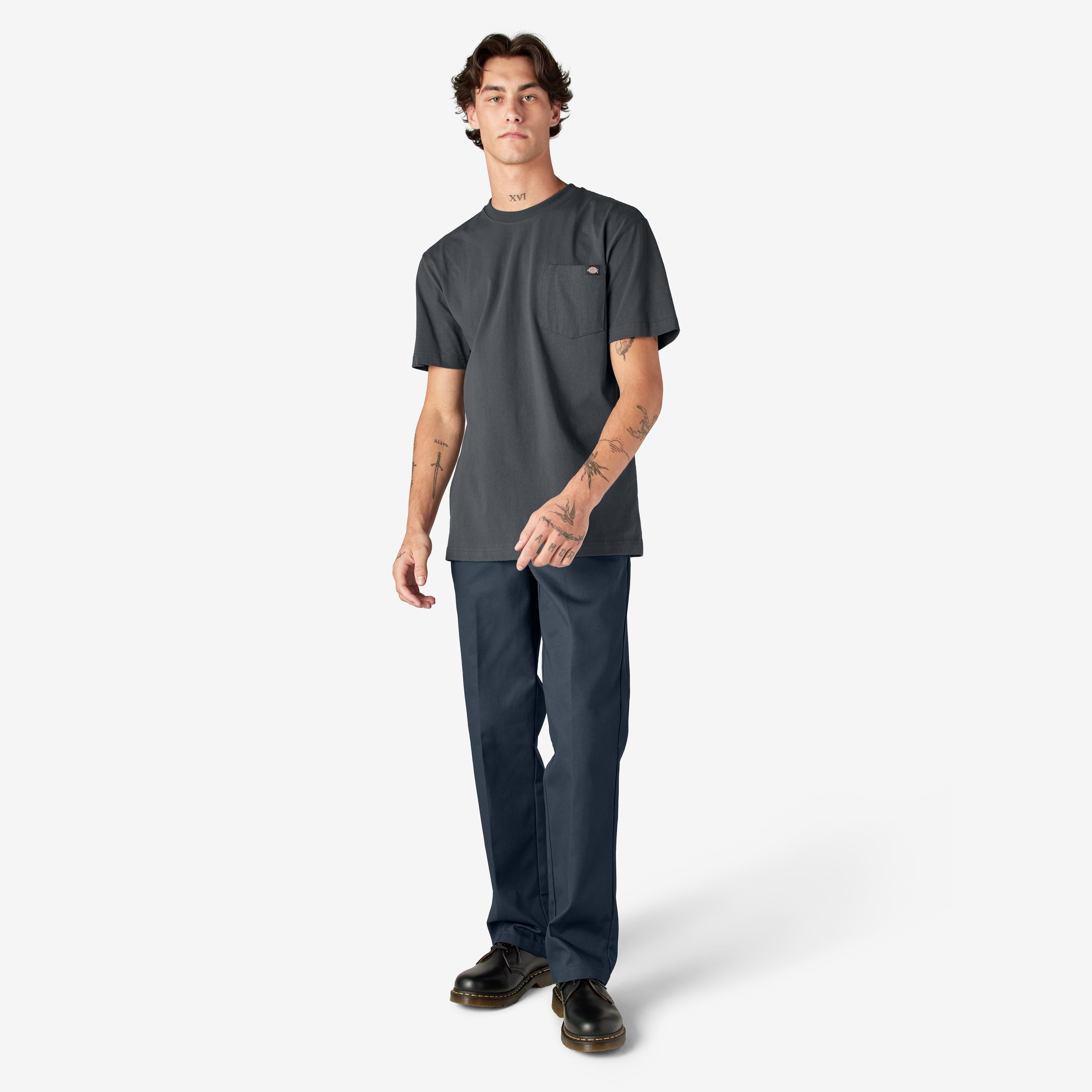 "Heavyweight Short Sleeve Pocket T-Shirt"