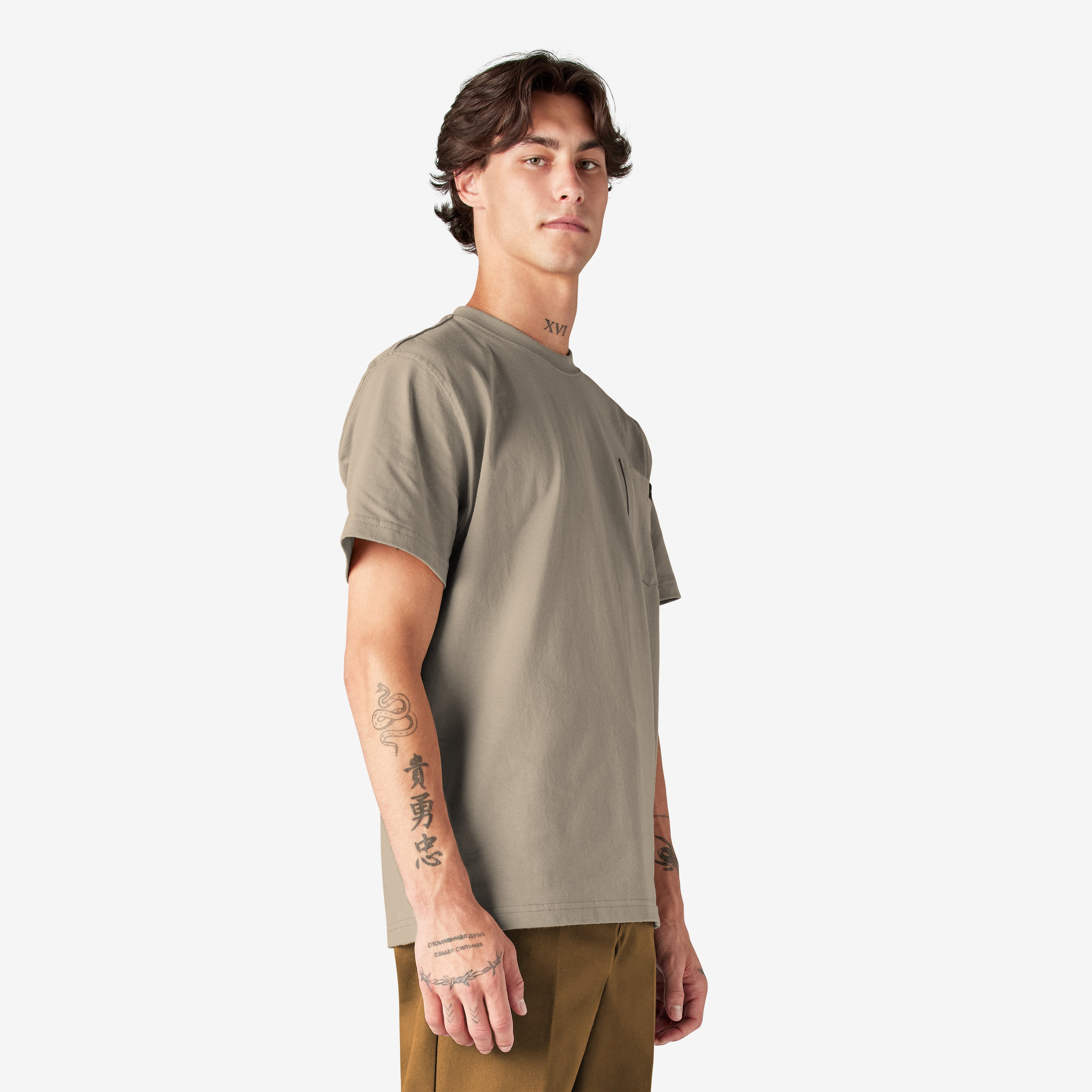 "Heavyweight Short Sleeve Pocket T-Shirt"