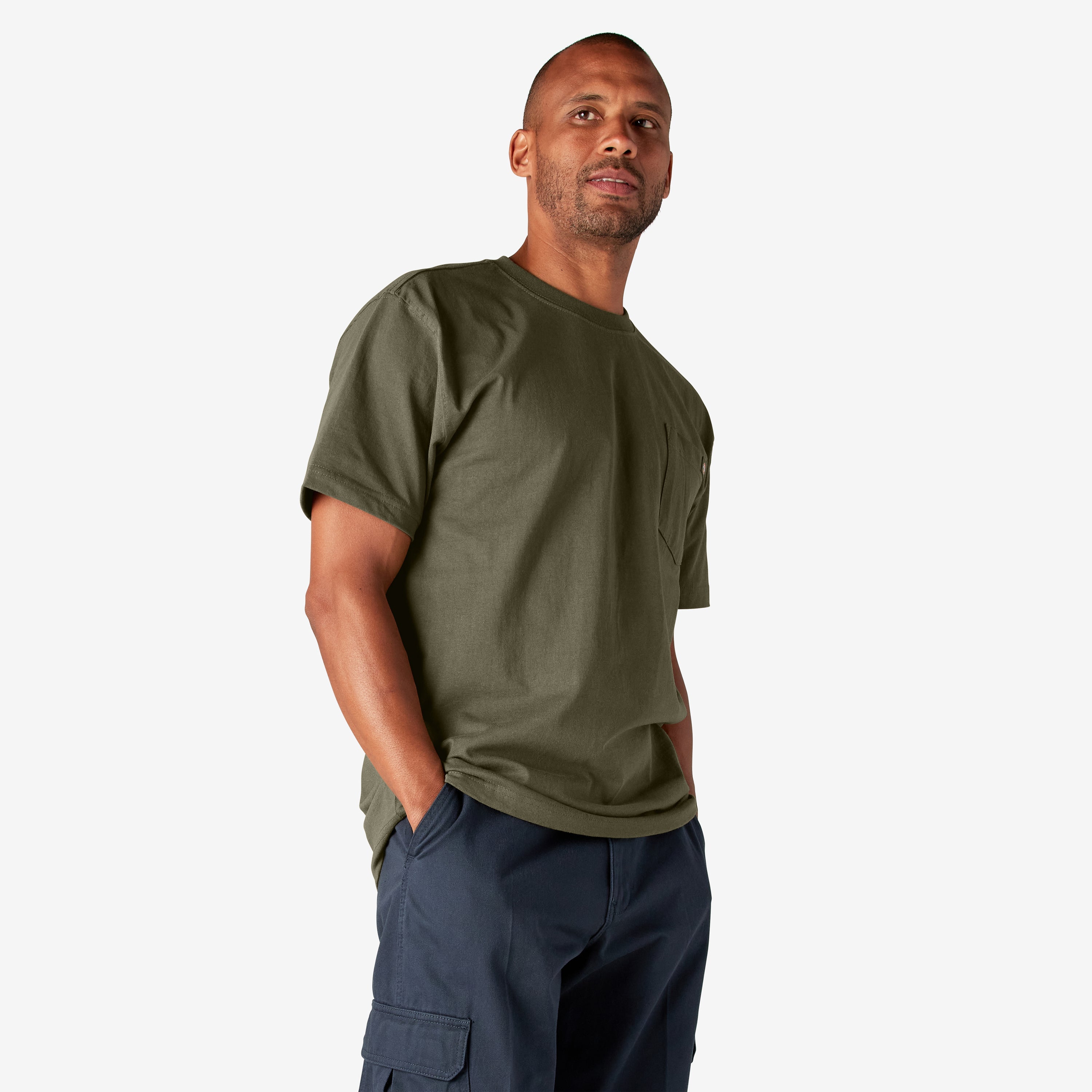 "Heavyweight Short Sleeve Pocket T-Shirt"