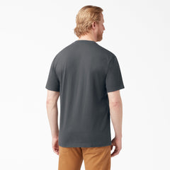 "Heavyweight Short Sleeve Henley T-Shirt"