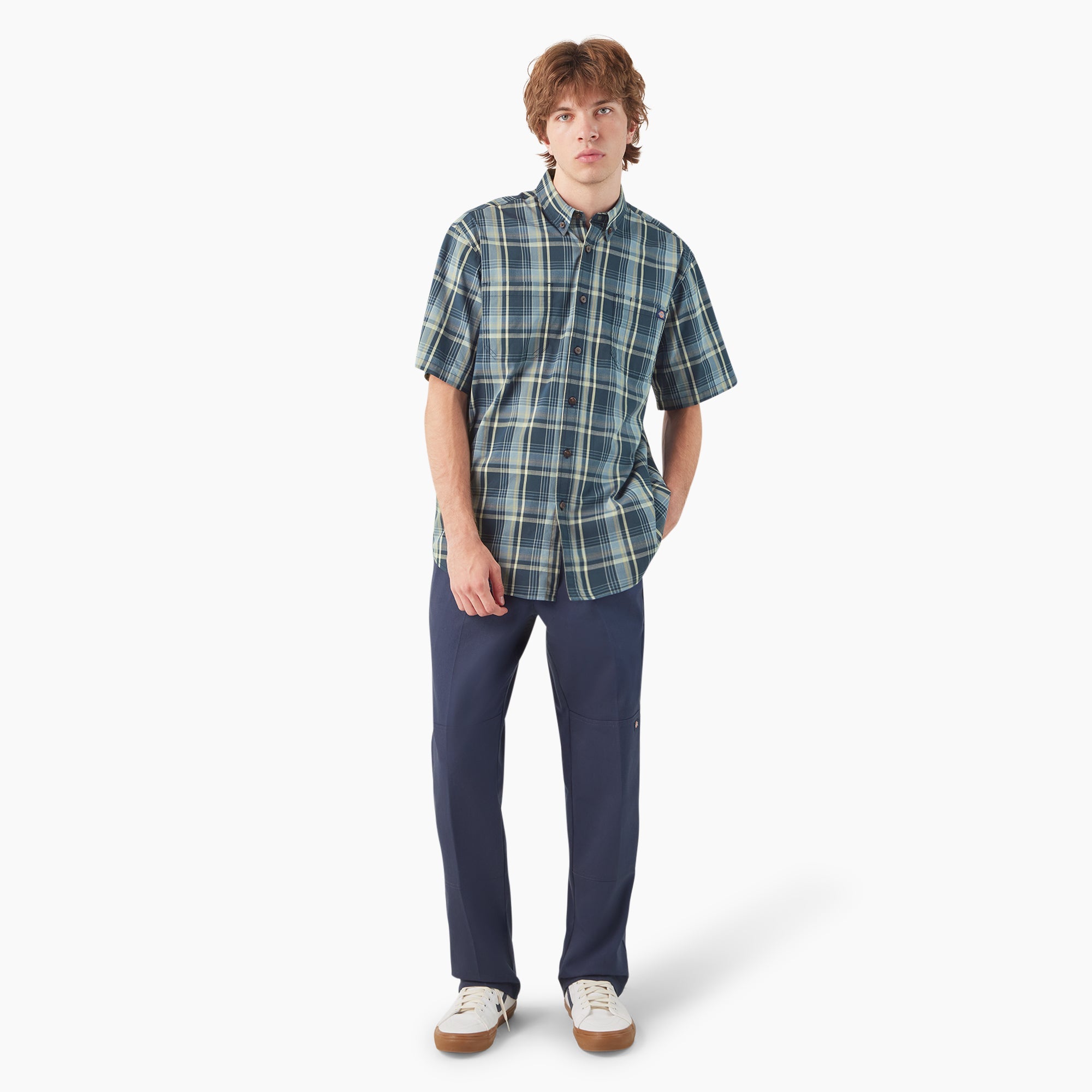 "Short Sleeve Woven Shirt"