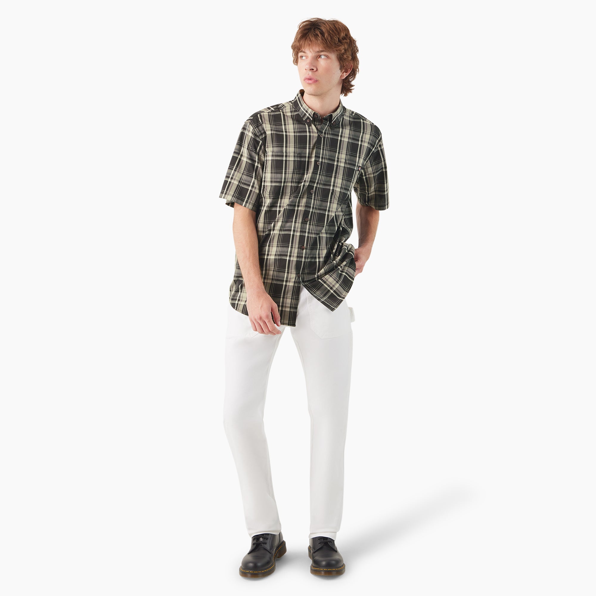 "Short Sleeve Woven Shirt"