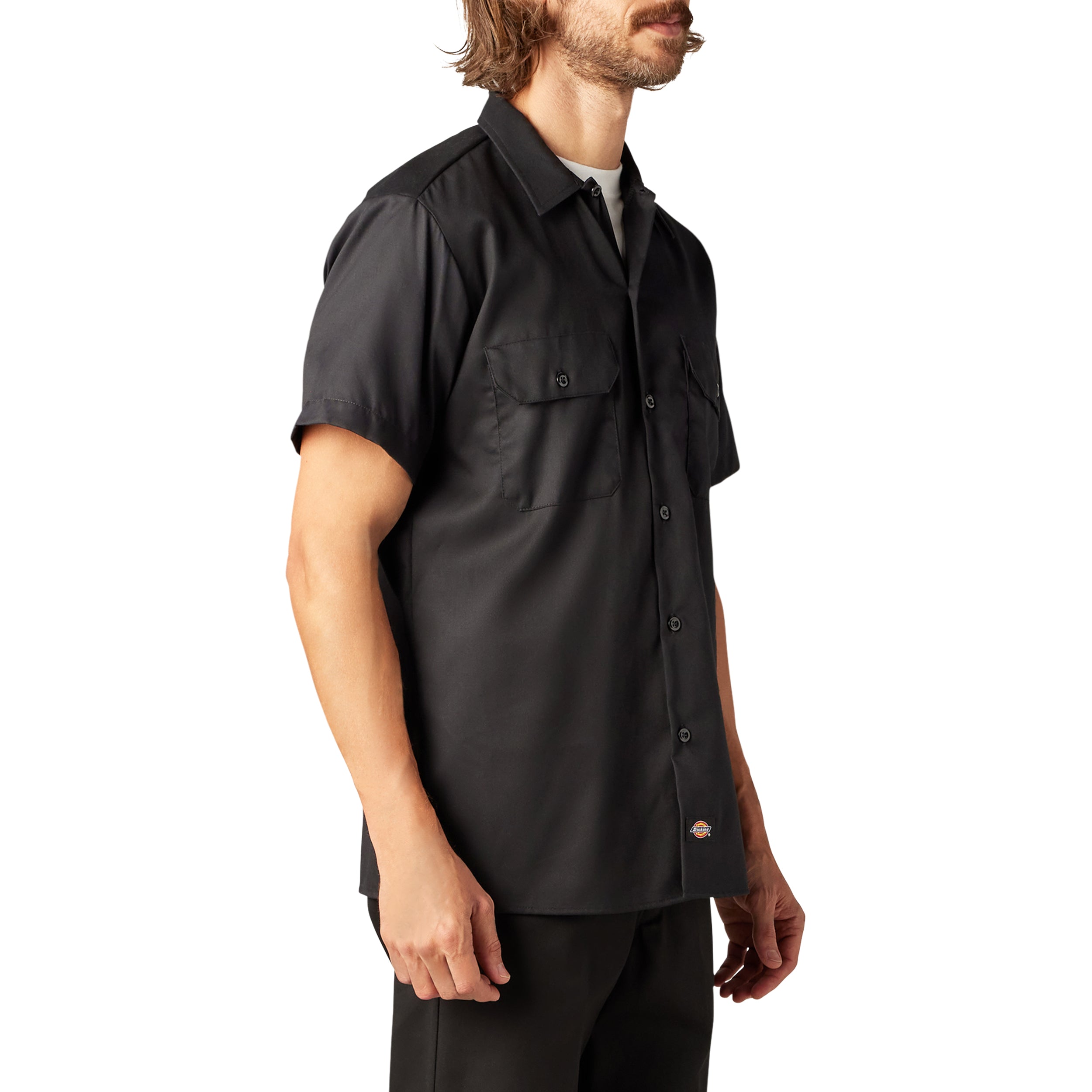 "FLEX Slim Fit Short Sleeve Work Shirt"