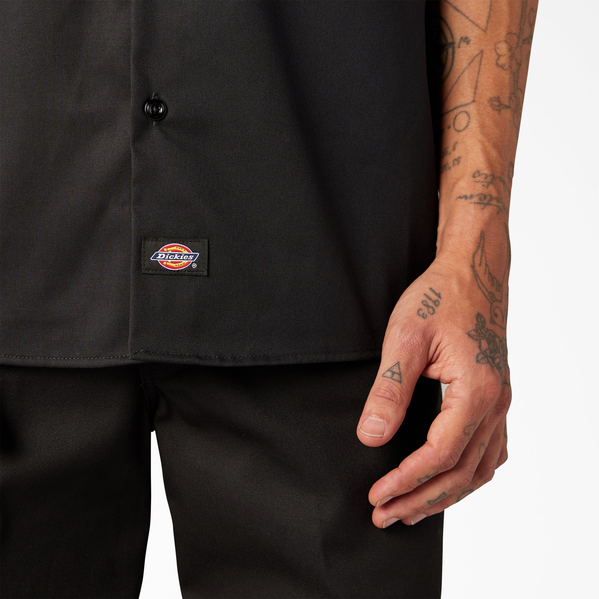 "FLEX Slim Fit Short Sleeve Work Shirt"