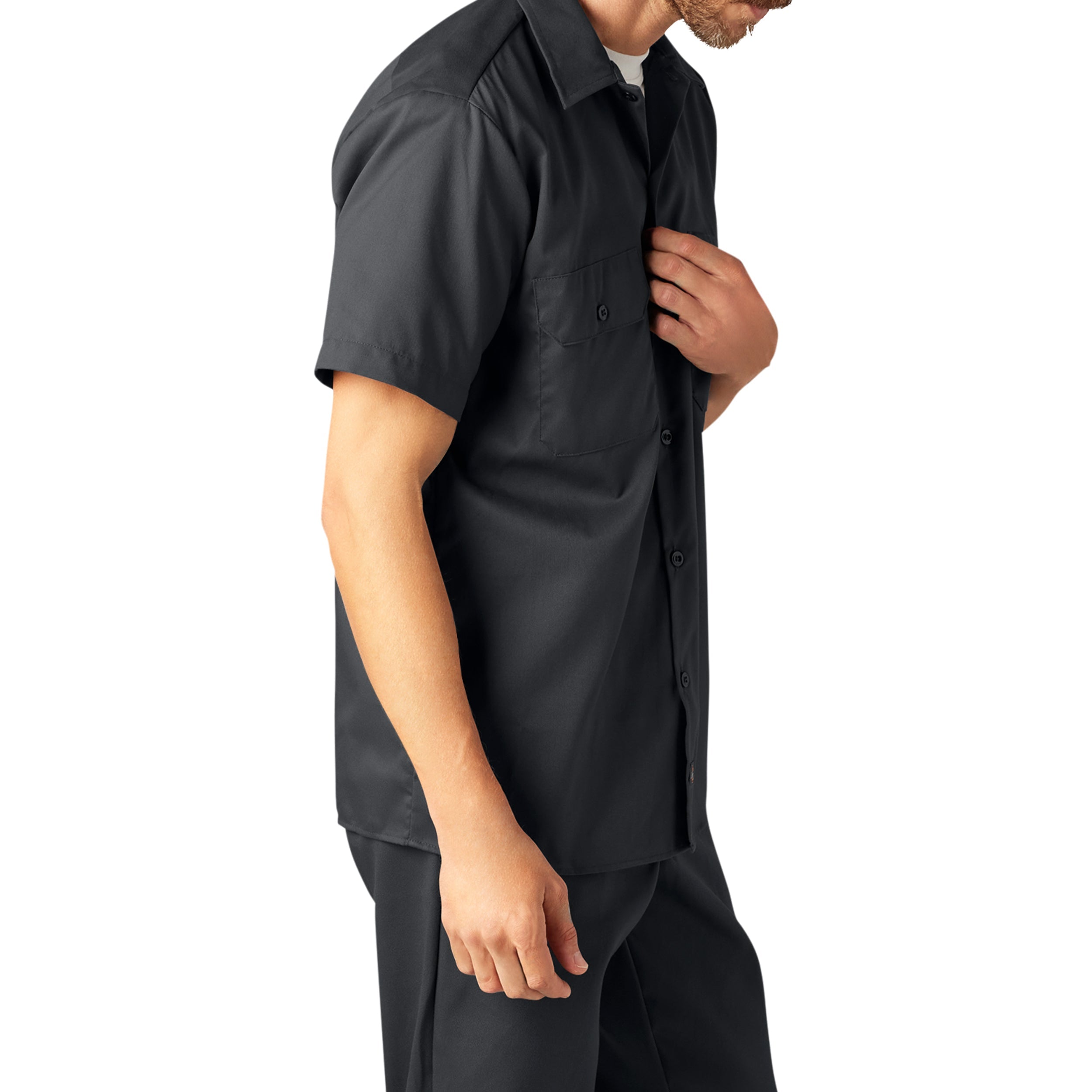 "FLEX Slim Fit Short Sleeve Work Shirt"