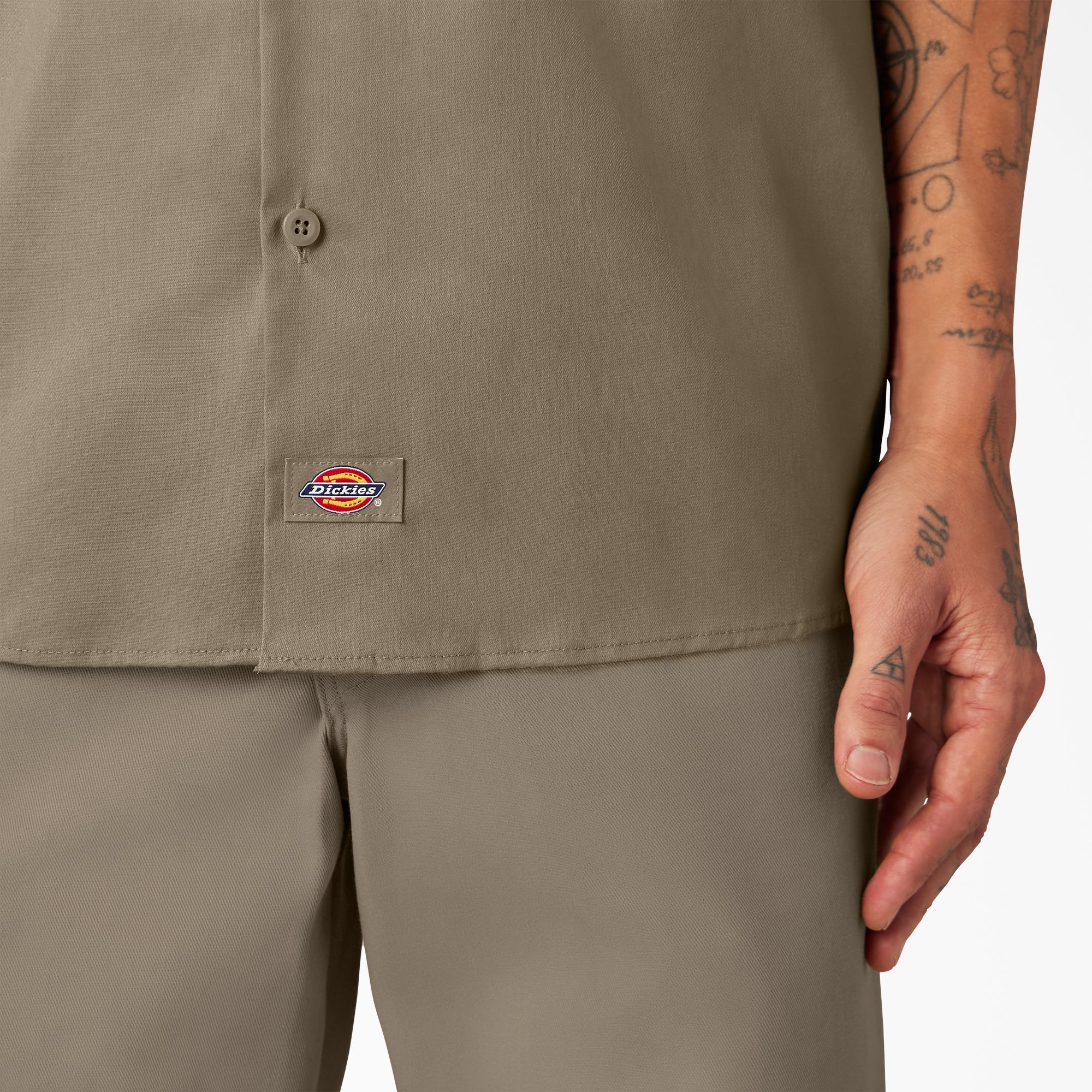 "FLEX Slim Fit Short Sleeve Work Shirt"