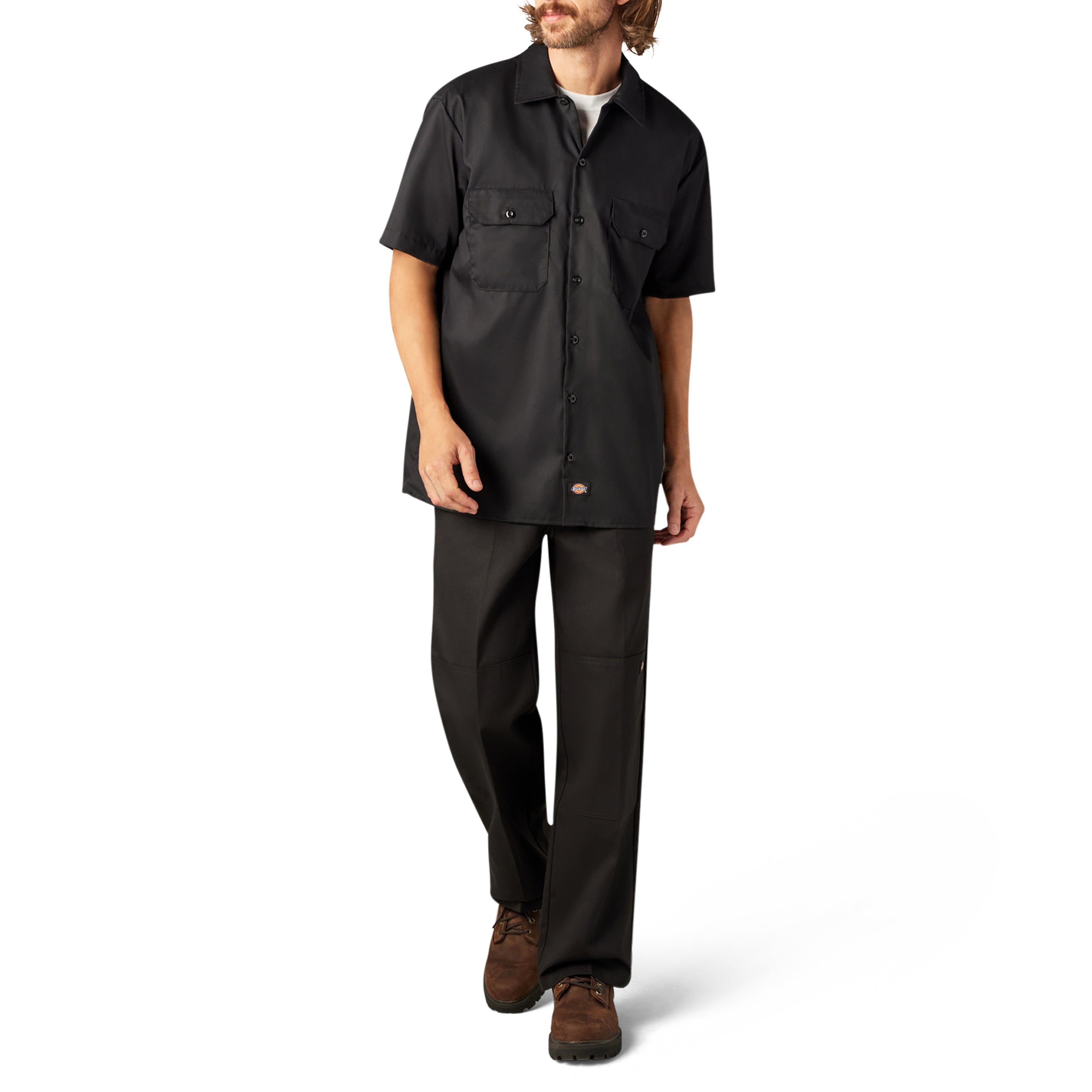 "FLEX Relaxed Fit Short Sleeve Work Shirt"