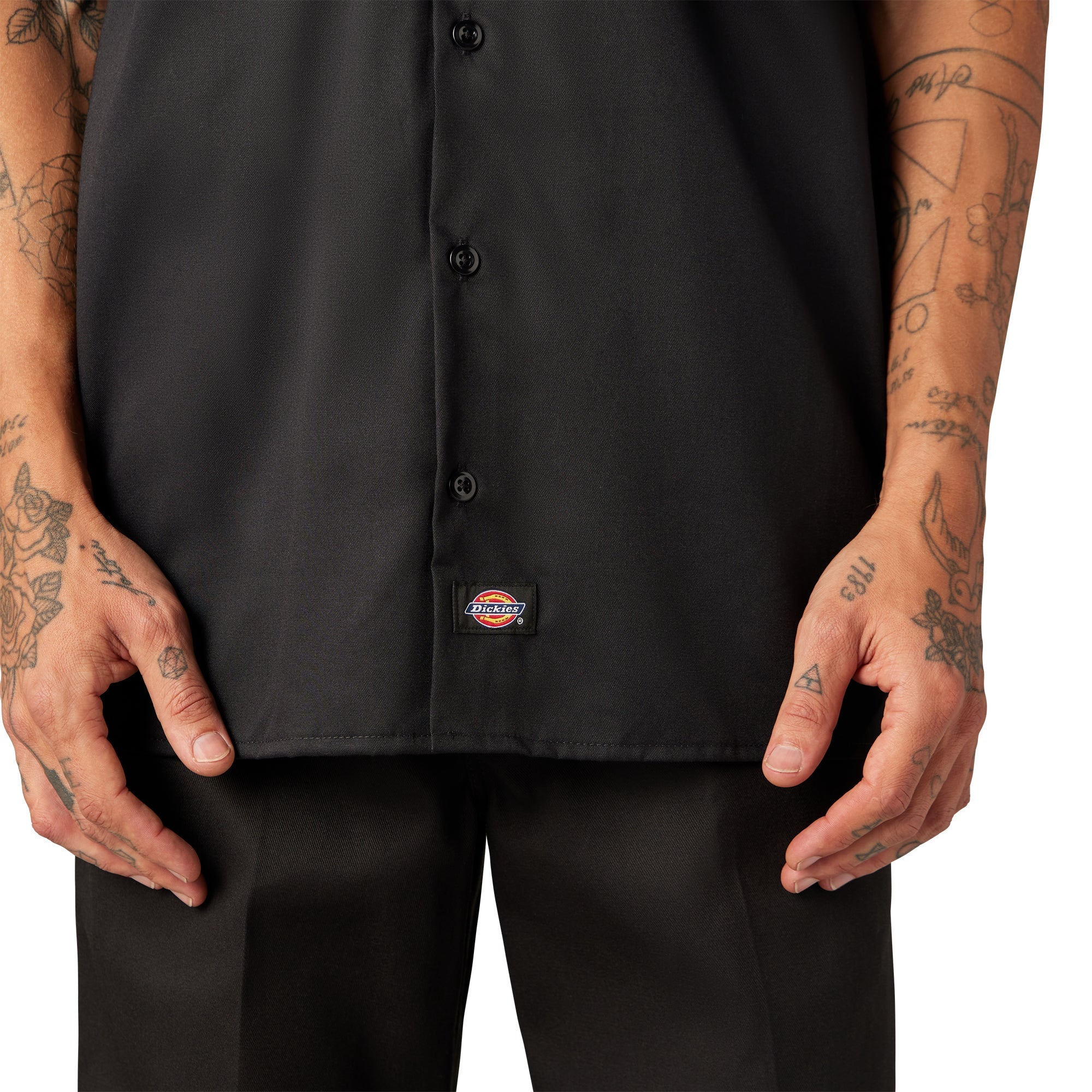 "FLEX Relaxed Fit Short Sleeve Work Shirt"