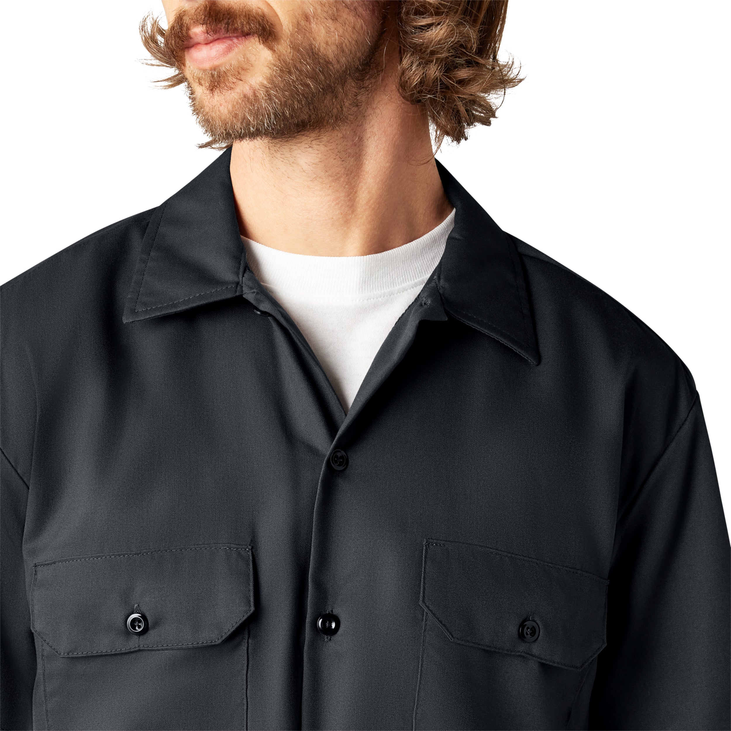 "FLEX Relaxed Fit Short Sleeve Work Shirt"