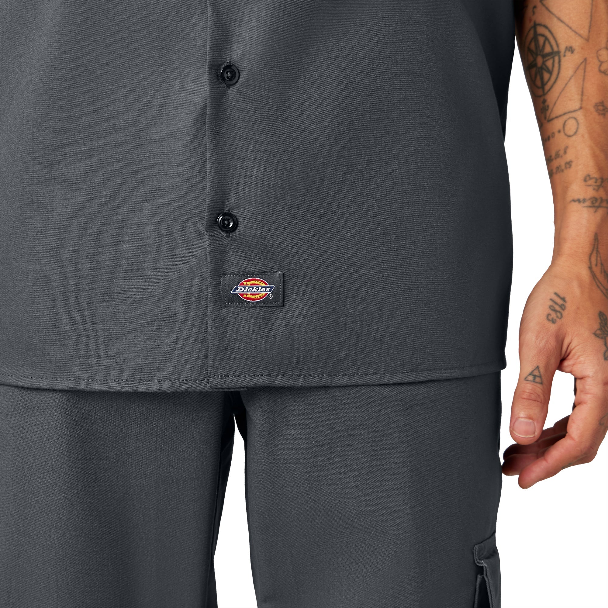 "FLEX Relaxed Fit Short Sleeve Work Shirt"