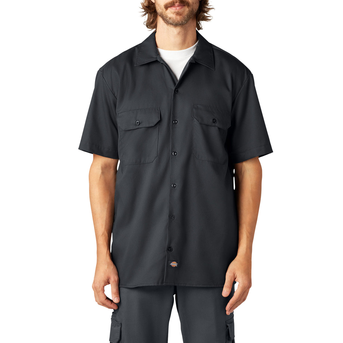 "FLEX Relaxed Fit Short Sleeve Work Shirt"
