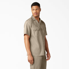 "FLEX Relaxed Fit Short Sleeve Work Shirt"