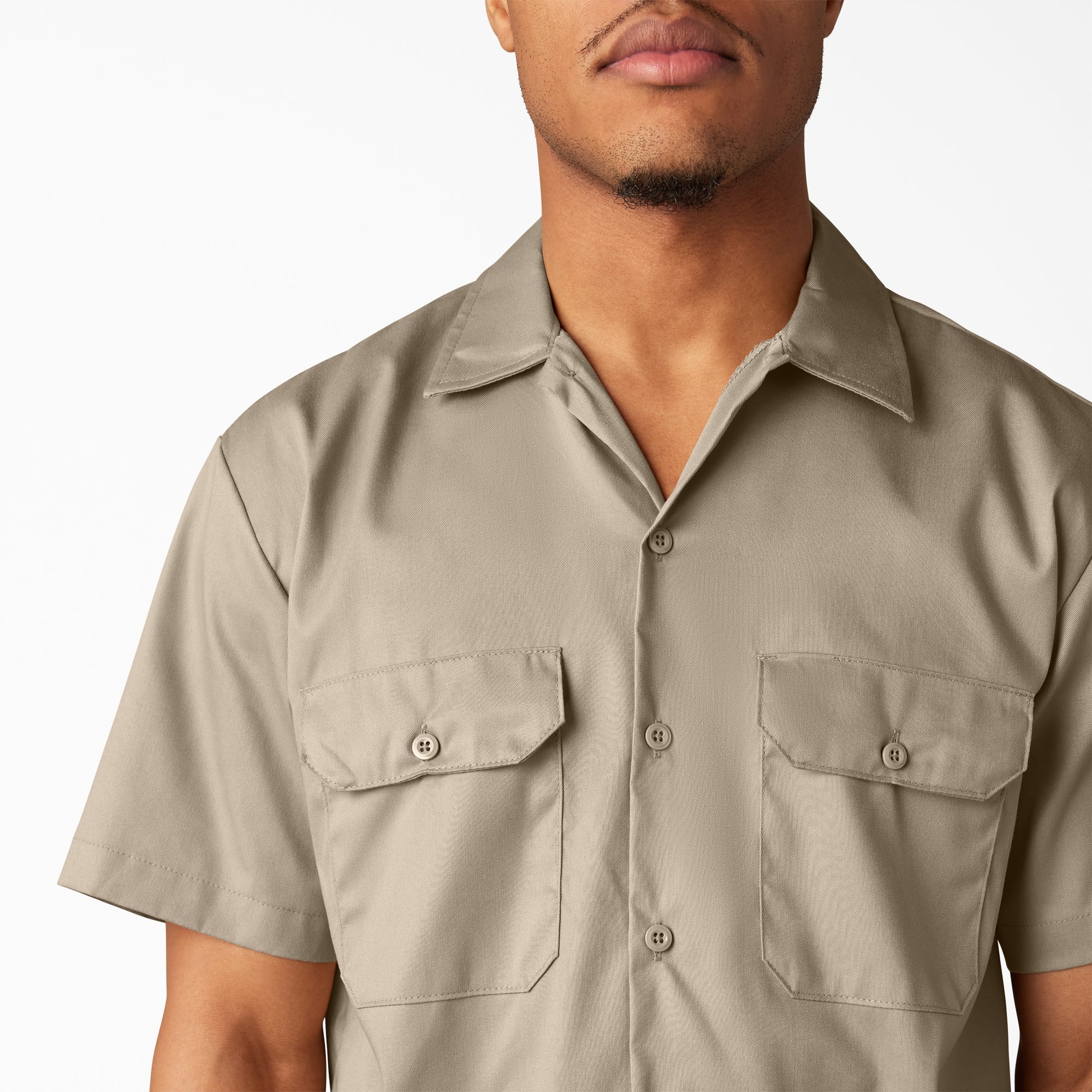 "FLEX Relaxed Fit Short Sleeve Work Shirt"