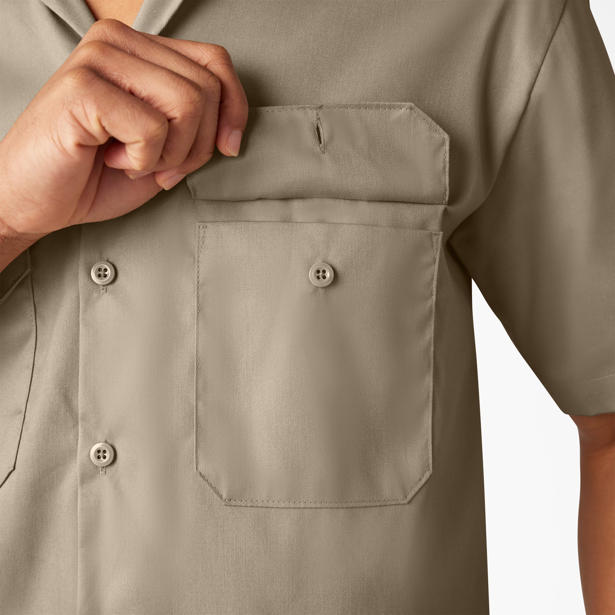 "FLEX Relaxed Fit Short Sleeve Work Shirt"