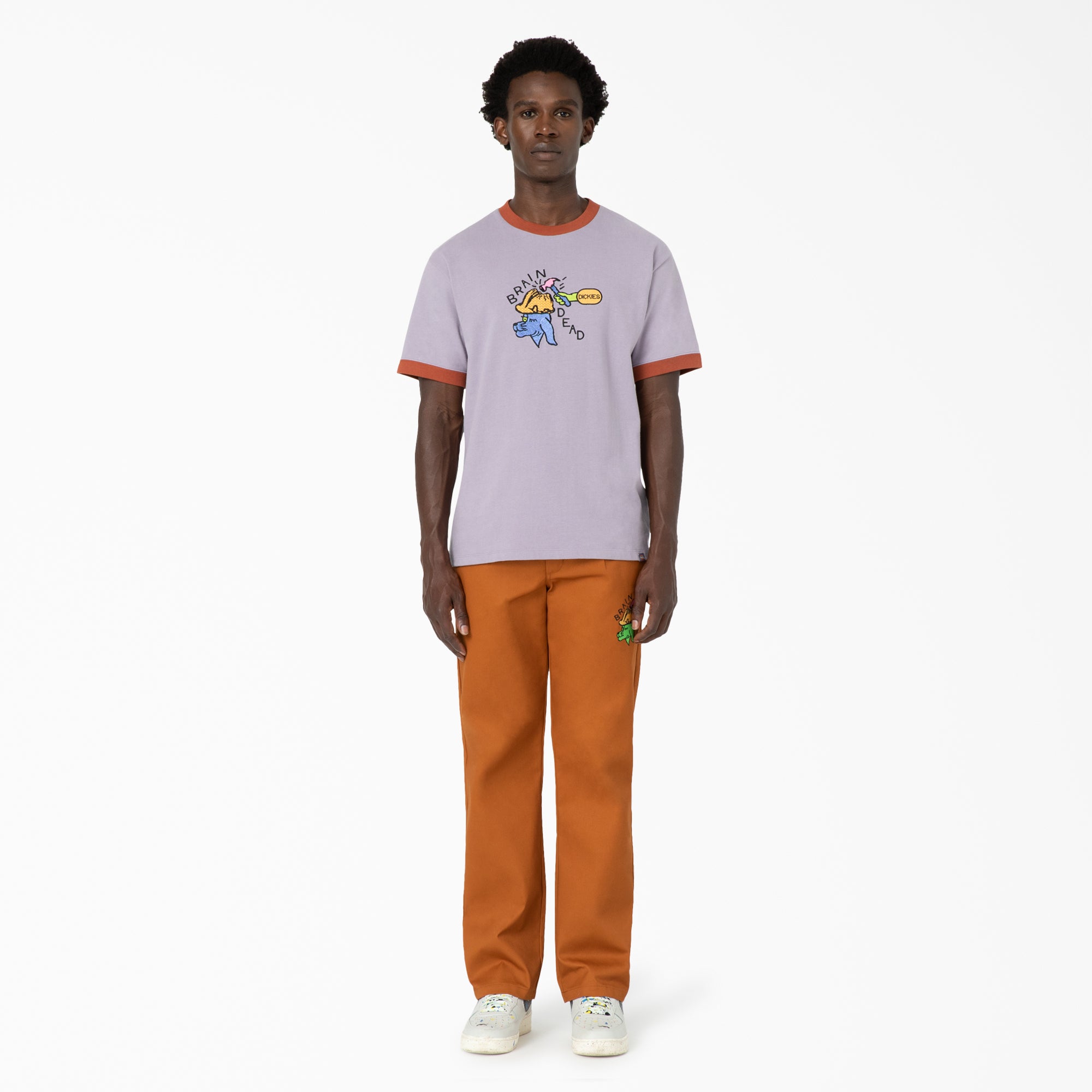 "Brain Dead Embroidered T-Shirt"