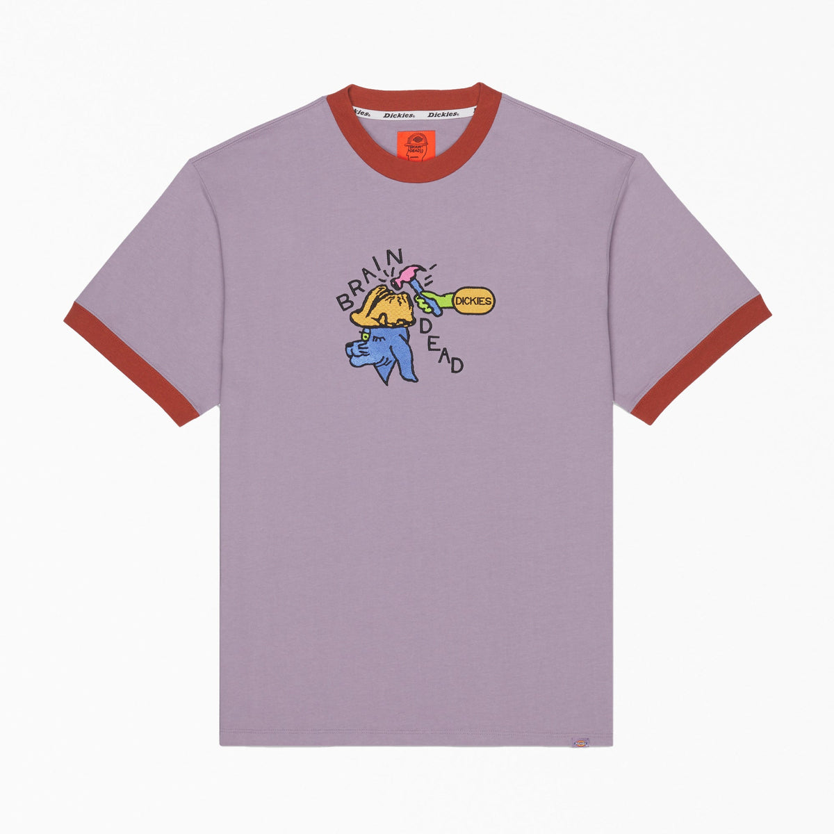 "Brain Dead Embroidered T-Shirt"