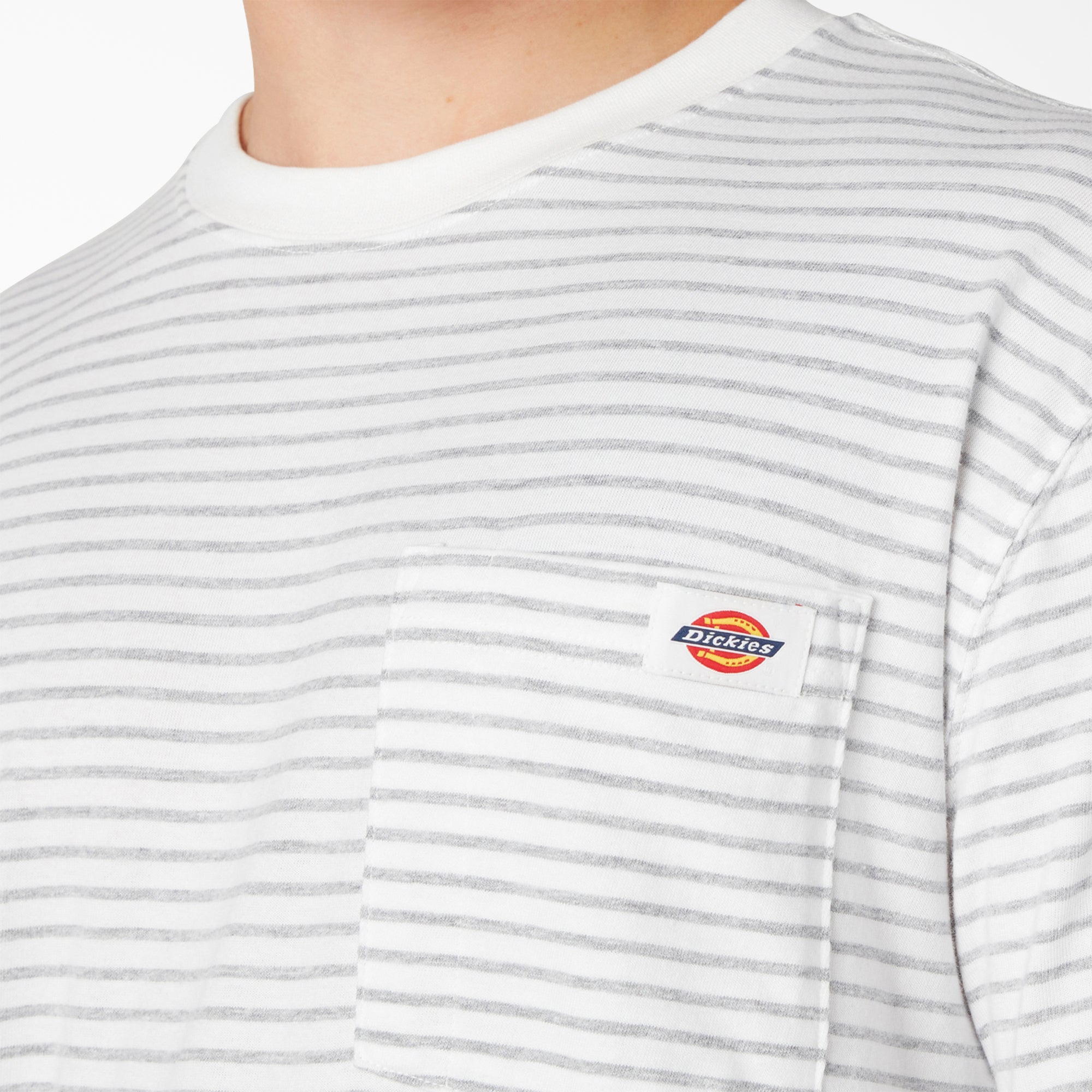 "Regular Fit Striped Pocket T-Shirt"
