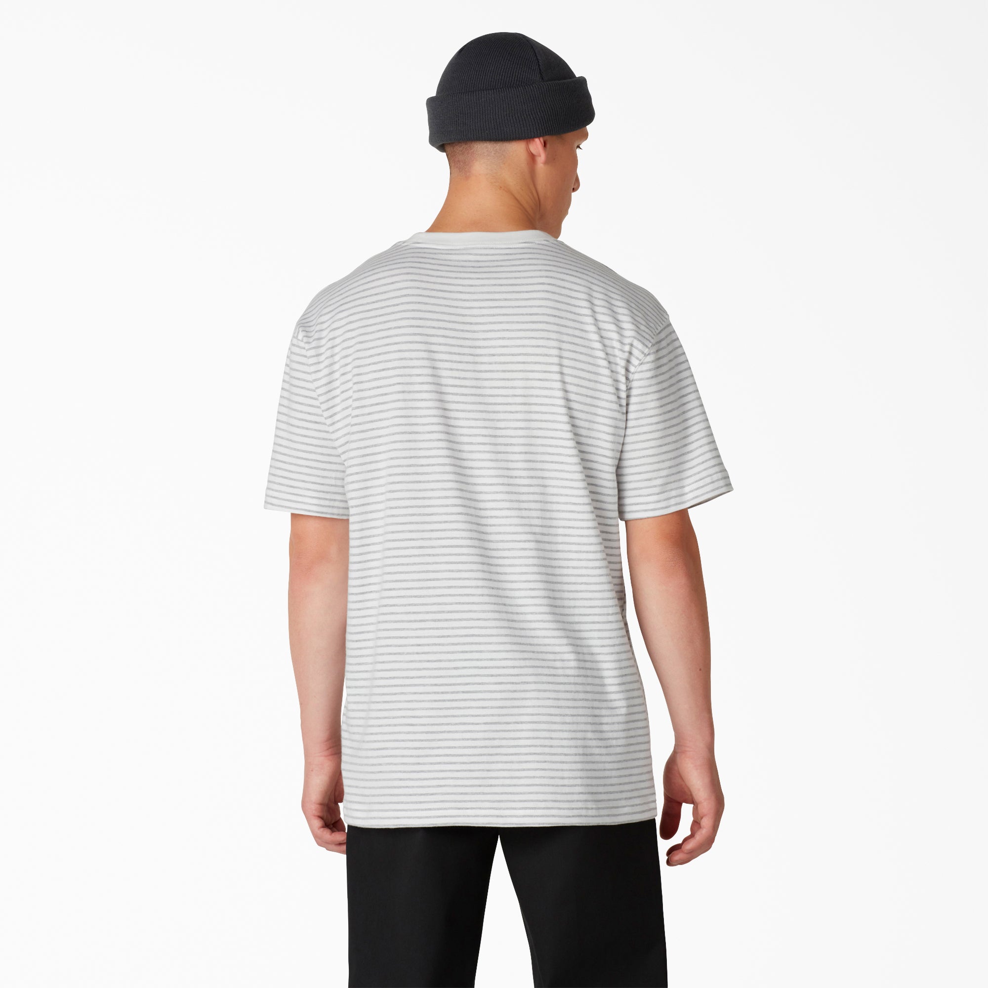 "Regular Fit Striped Pocket T-Shirt"
