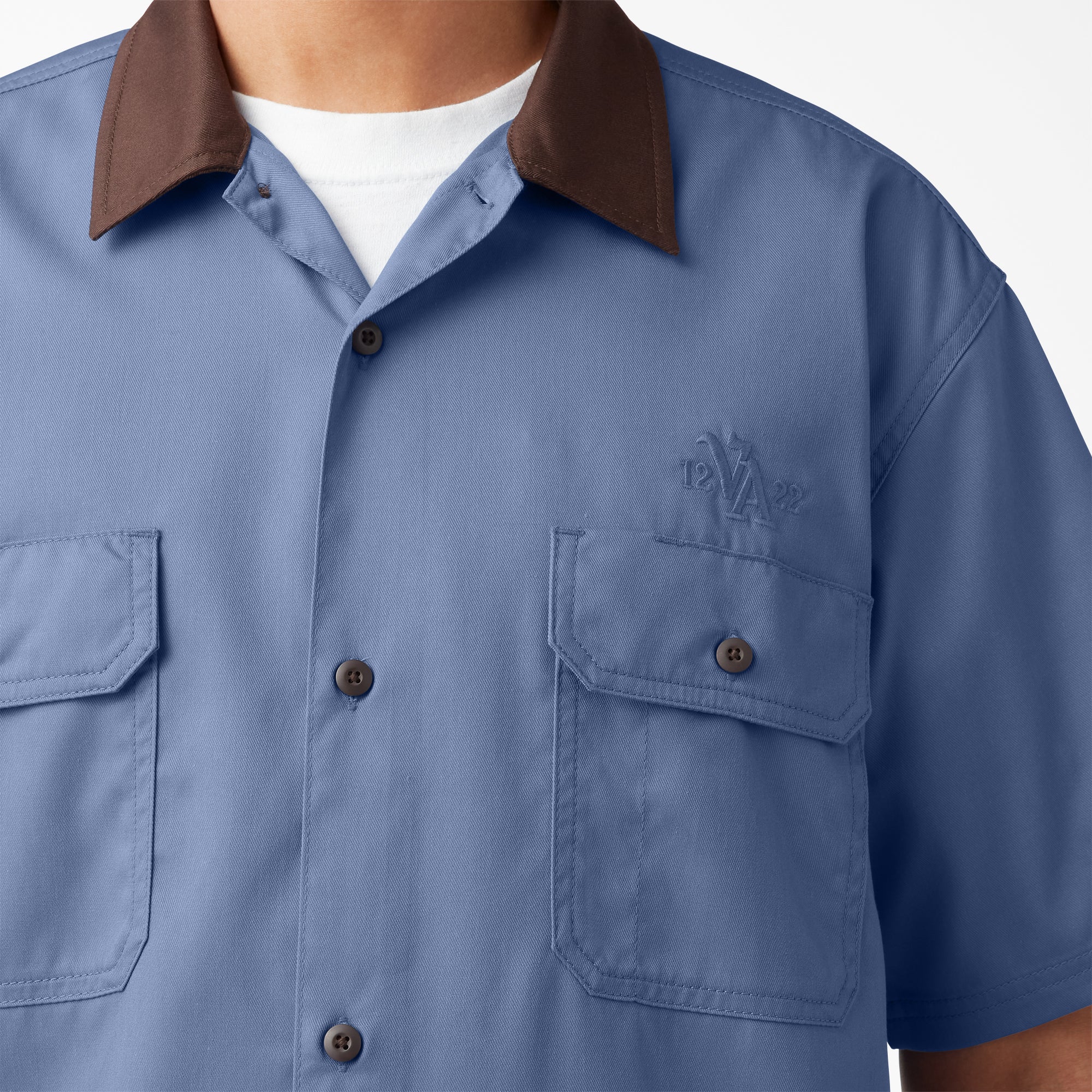 "Vincent Alvarez Block Collar Work Shirt"