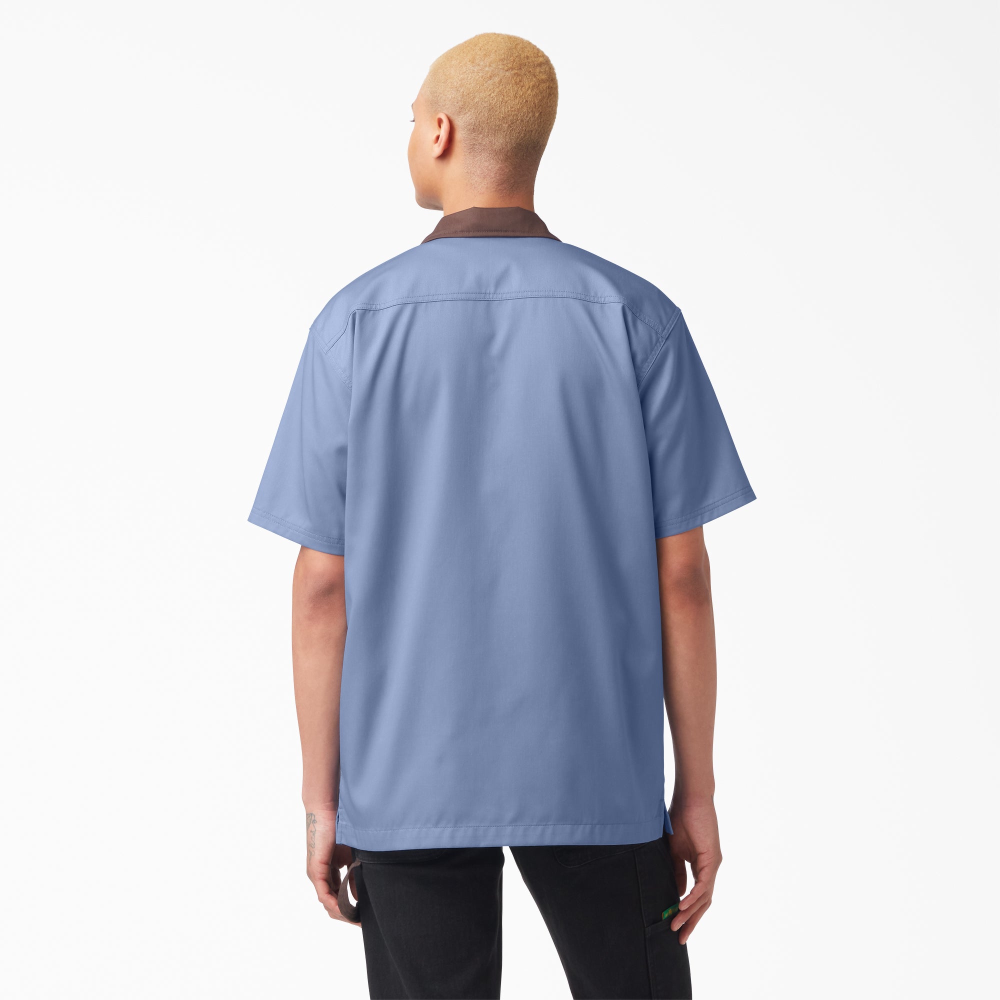 "Vincent Alvarez Block Collar Work Shirt"