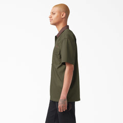 "Vincent Alvarez Block Collar Work Shirt"