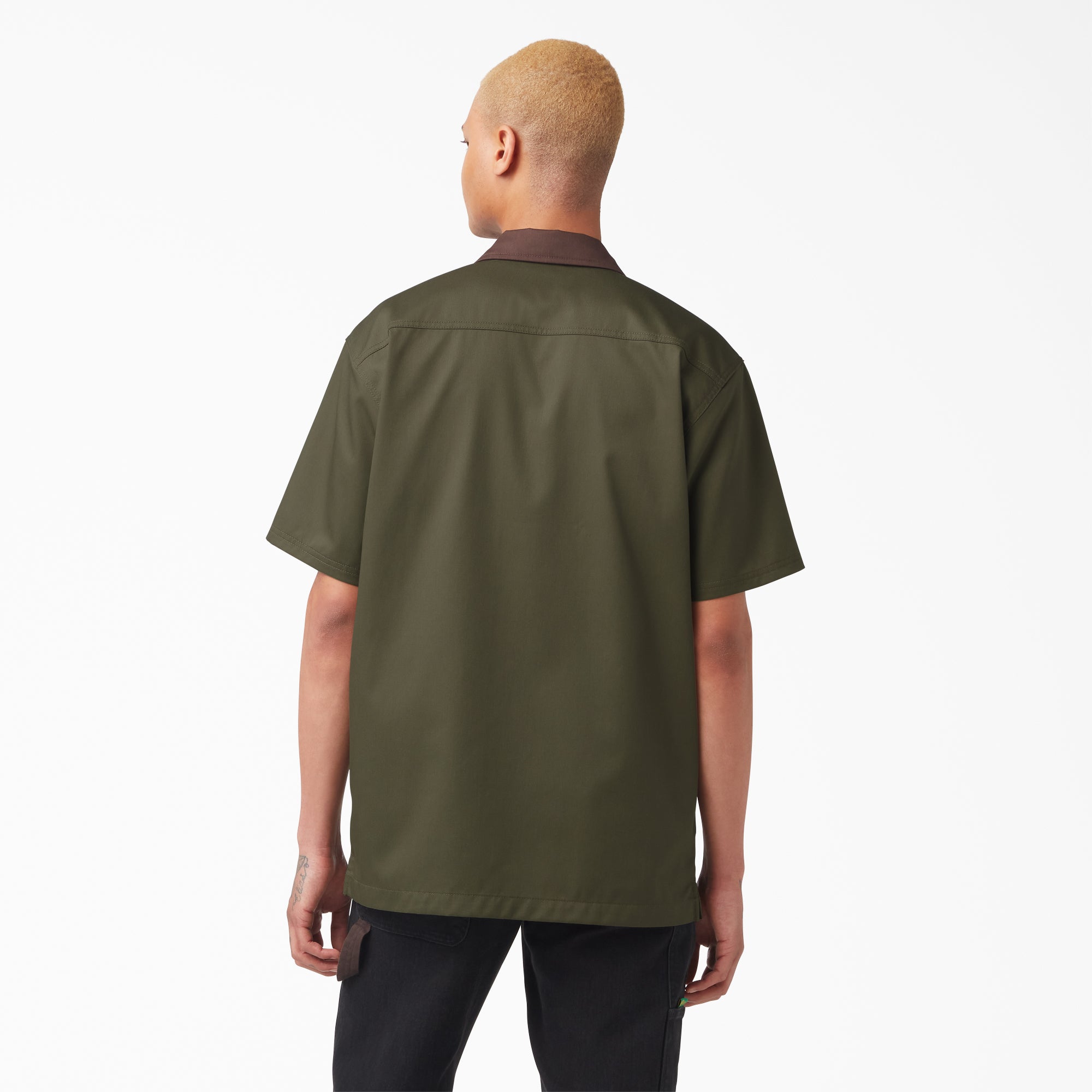 "Vincent Alvarez Block Collar Work Shirt"