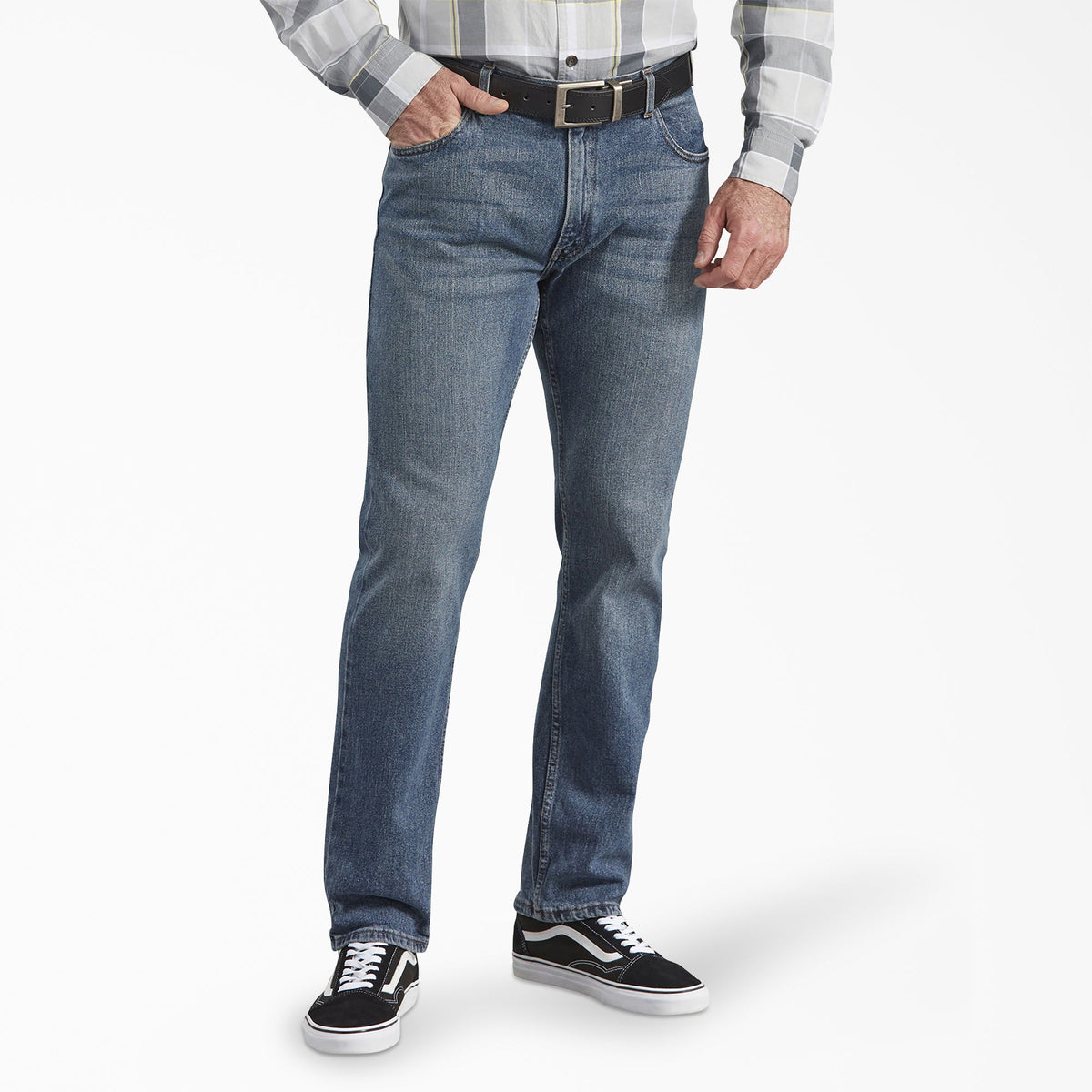 "Dickies X-Series Regular Fit Straight Leg 5-Pocket Denim Jeans"