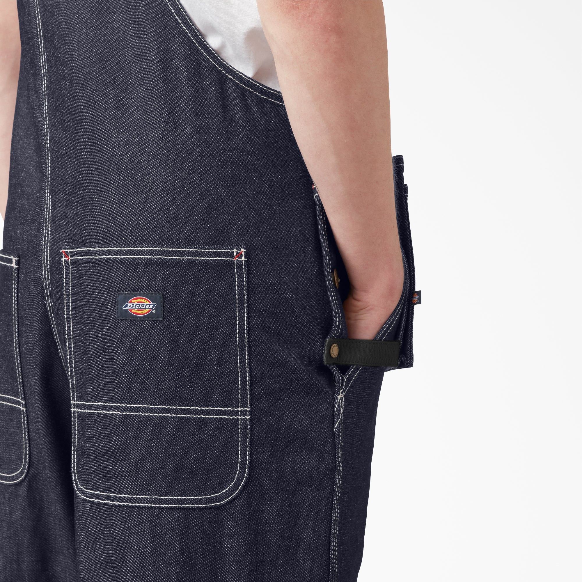 "100 Year Denim Double Knee Bib Overalls"