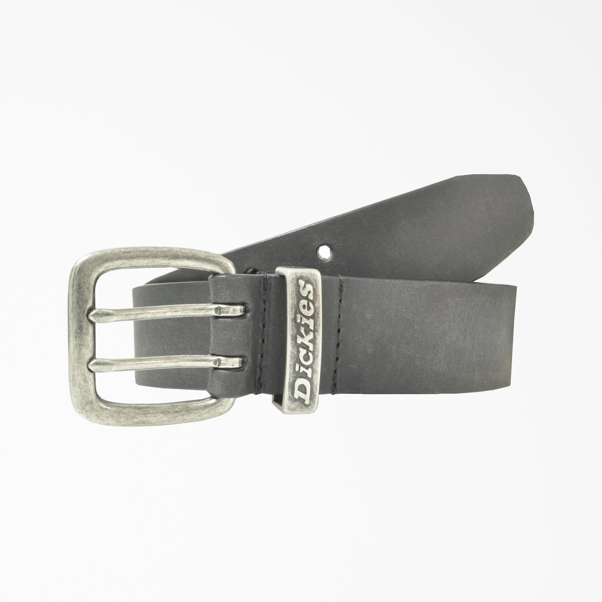 "Leather Double Prong Buckle Belt"