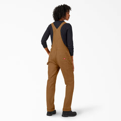 "Women's Straight Fit Duck Double Front Bib Overalls"