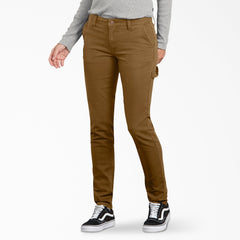 "Women's FLEX Slim Fit Duck Carpenter Pants"