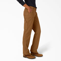 "Women's FLEX Relaxed Straight Fit Duck Carpenter Pants"